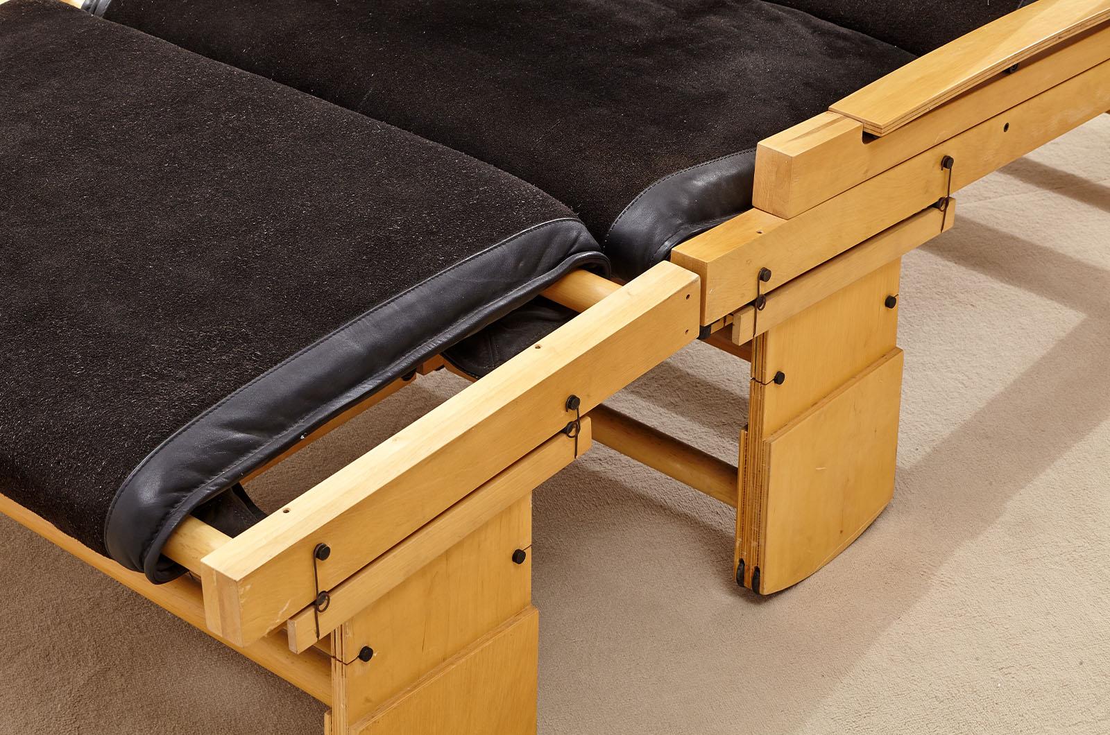 Chaise longue à bascule de Bepi Fiori pour Bernini en vente 6