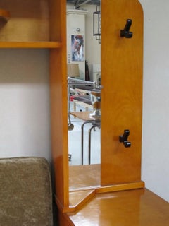 Chaise Longues Style Art Déco, Année 1930, Pays : France, Bois et Miroir