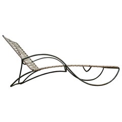 Chaise Lounge '#1' by Walter Lamb for Brown-Jordan Outdoor in Bronze Tubing