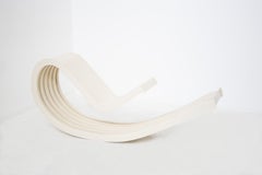 Chaise Lounge by Cesare Leonardi e Franca Stagi in White Fiberglass, Rare