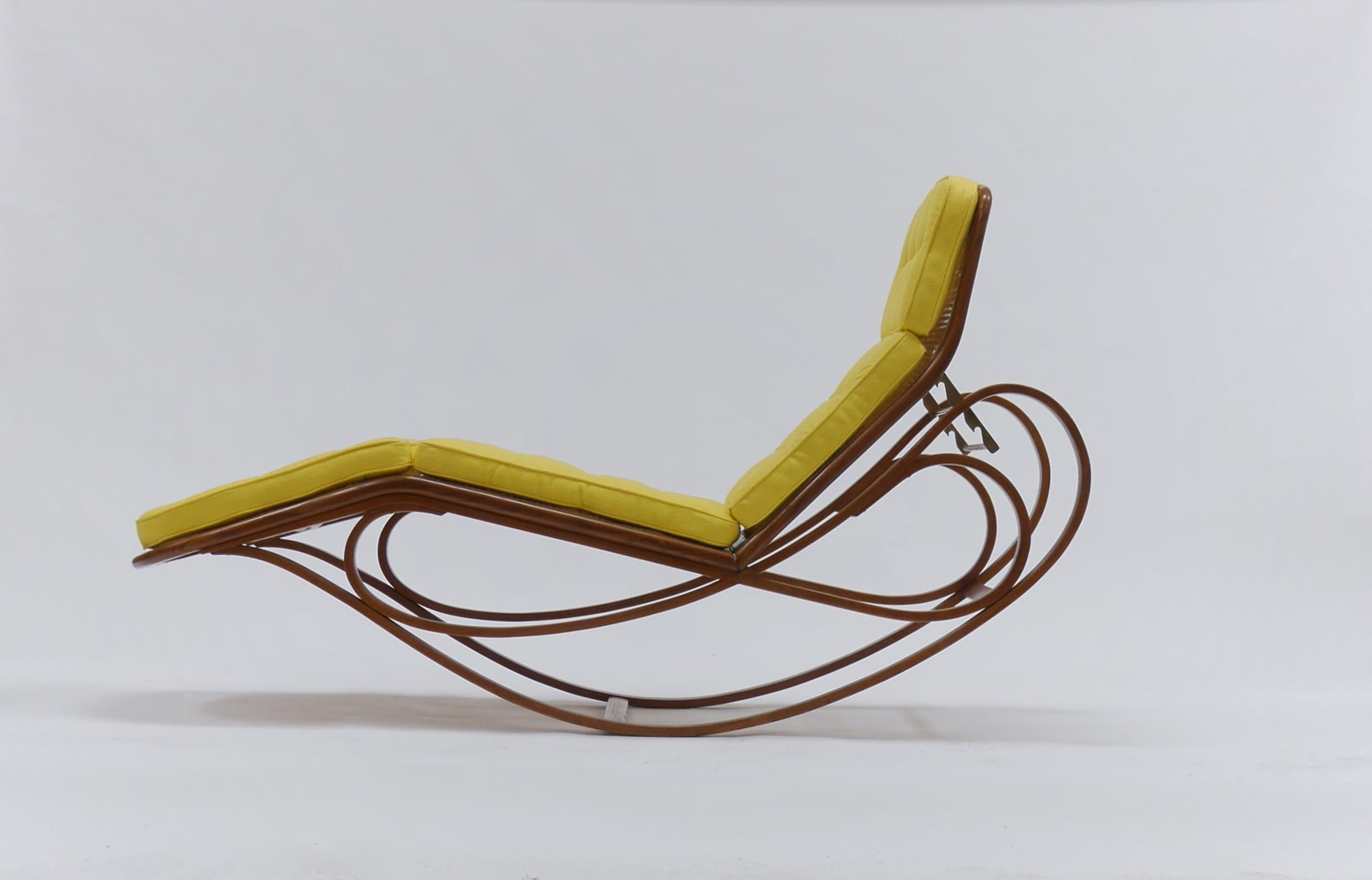 Mid-Century Modern Chaise Lounge by Edward Wormley for Dunbar For Sale