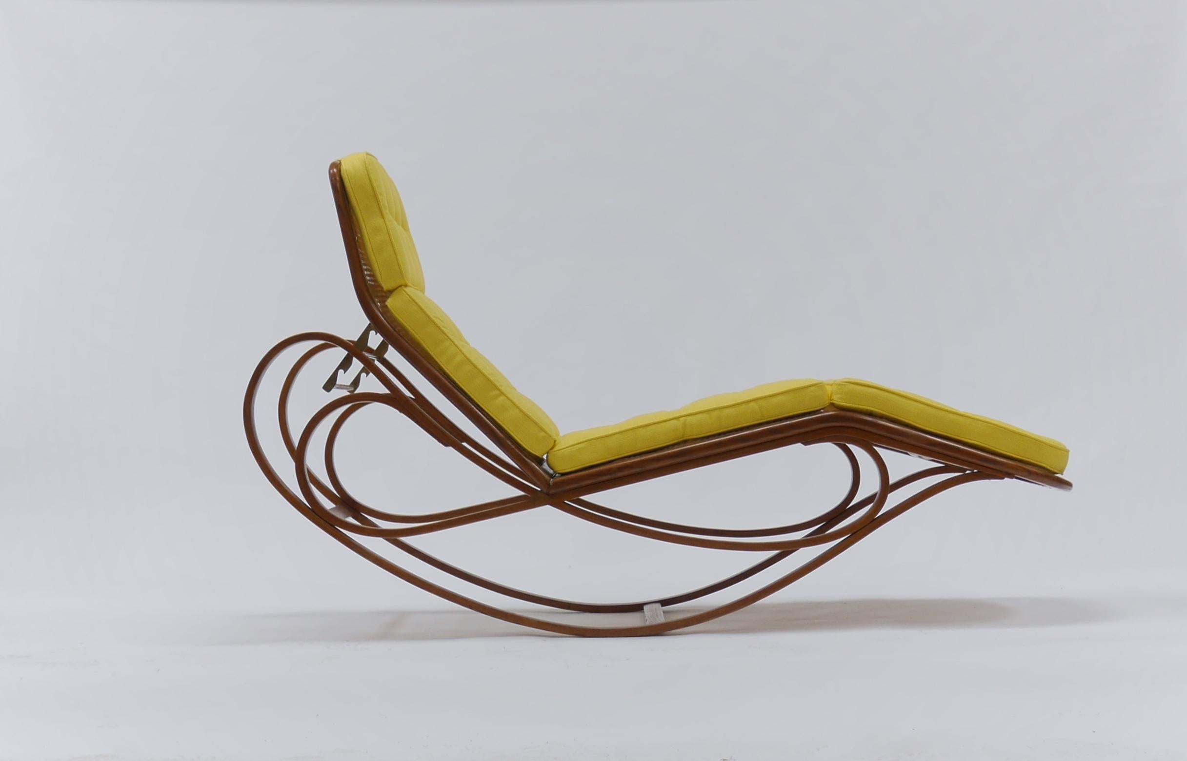 Chaise Lounge by Edward Wormley for Dunbar In Excellent Condition For Sale In Hadley, MA