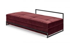 Chaise lounge ClassiCon Day Bed design Eileen Gray - Brownred