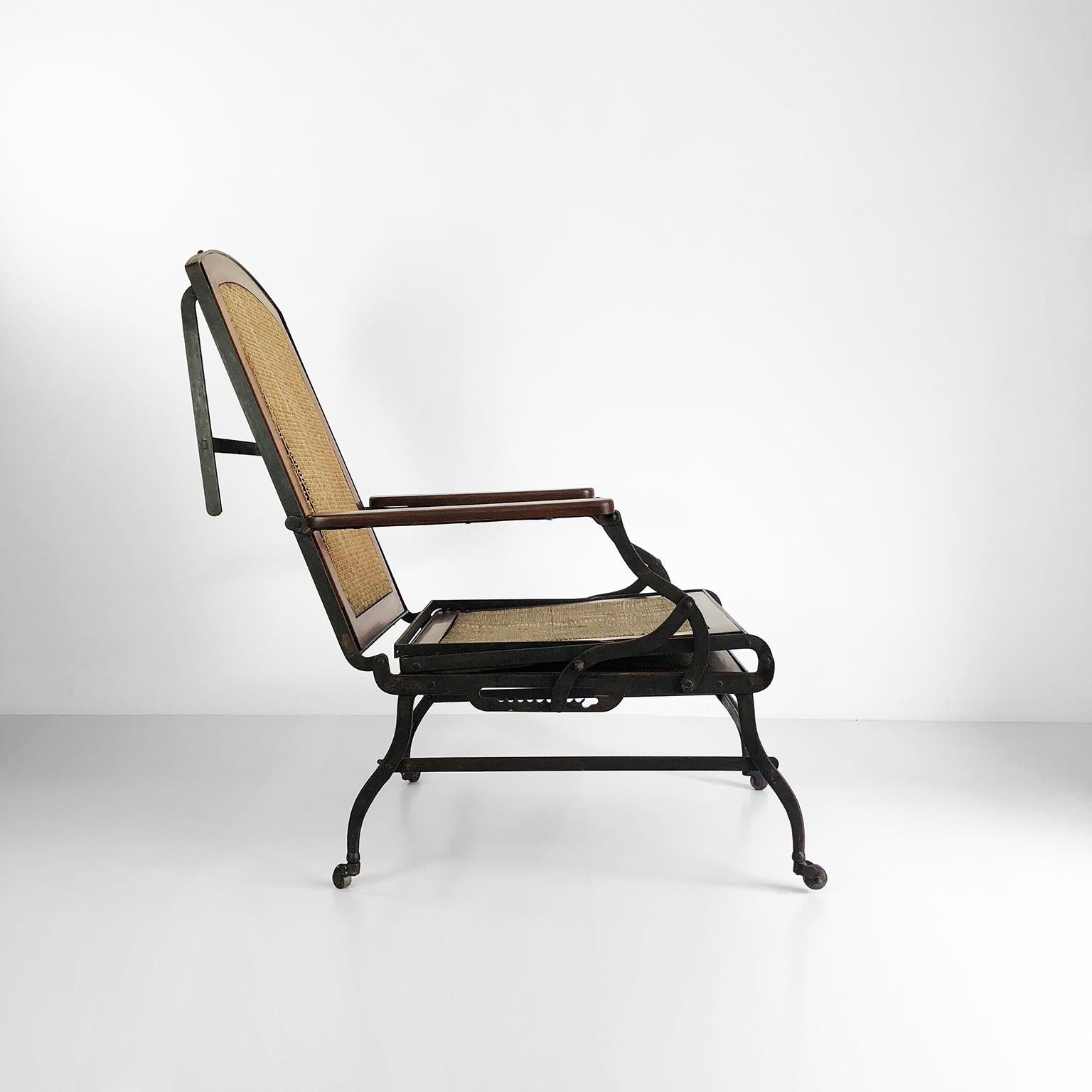 American Chaise Lounge Daybed 19th Century Industrial Style