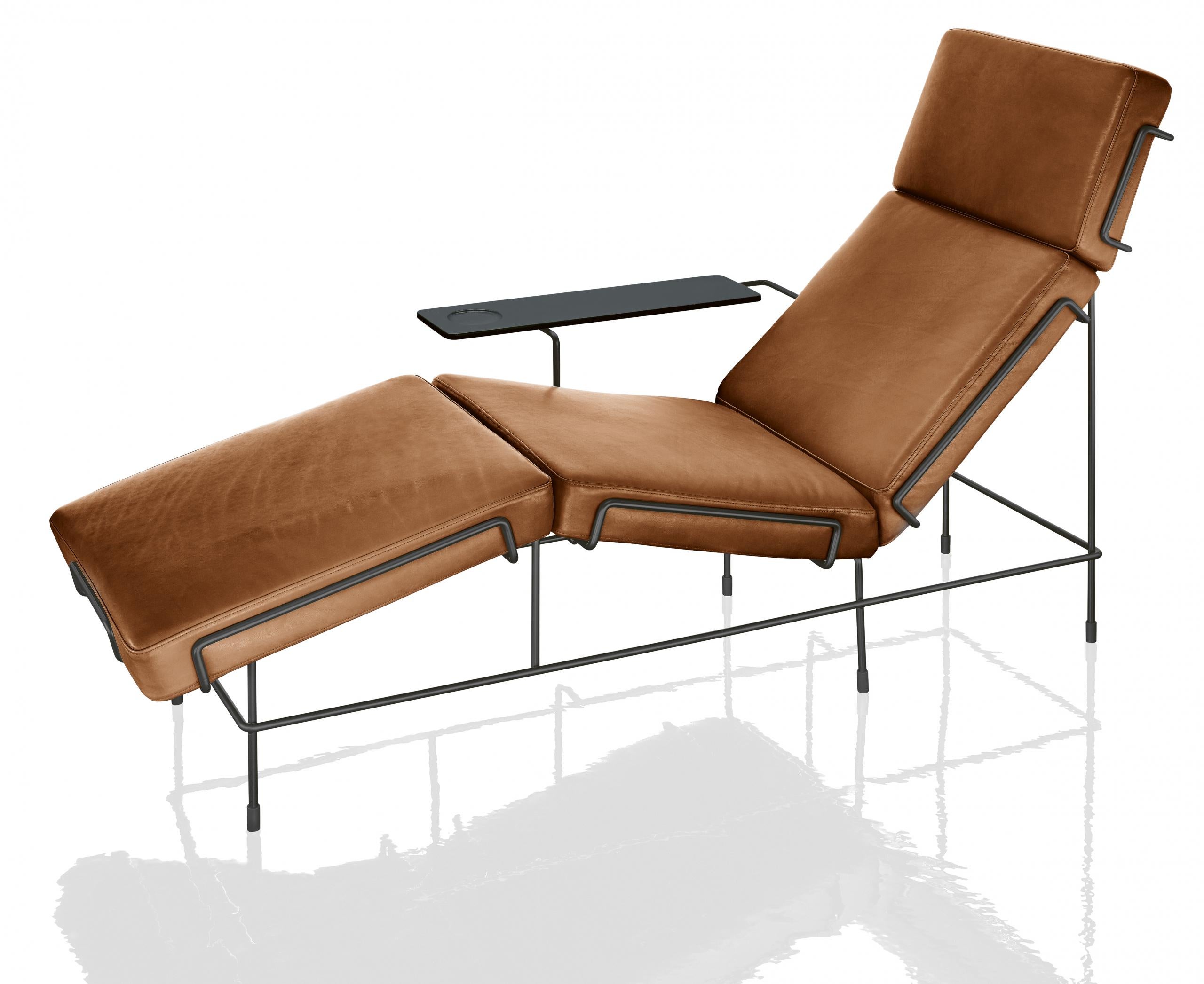 Chaiselongue Magis Traffic von Konstantin Grcic - Leder (Italienisch) im Angebot
