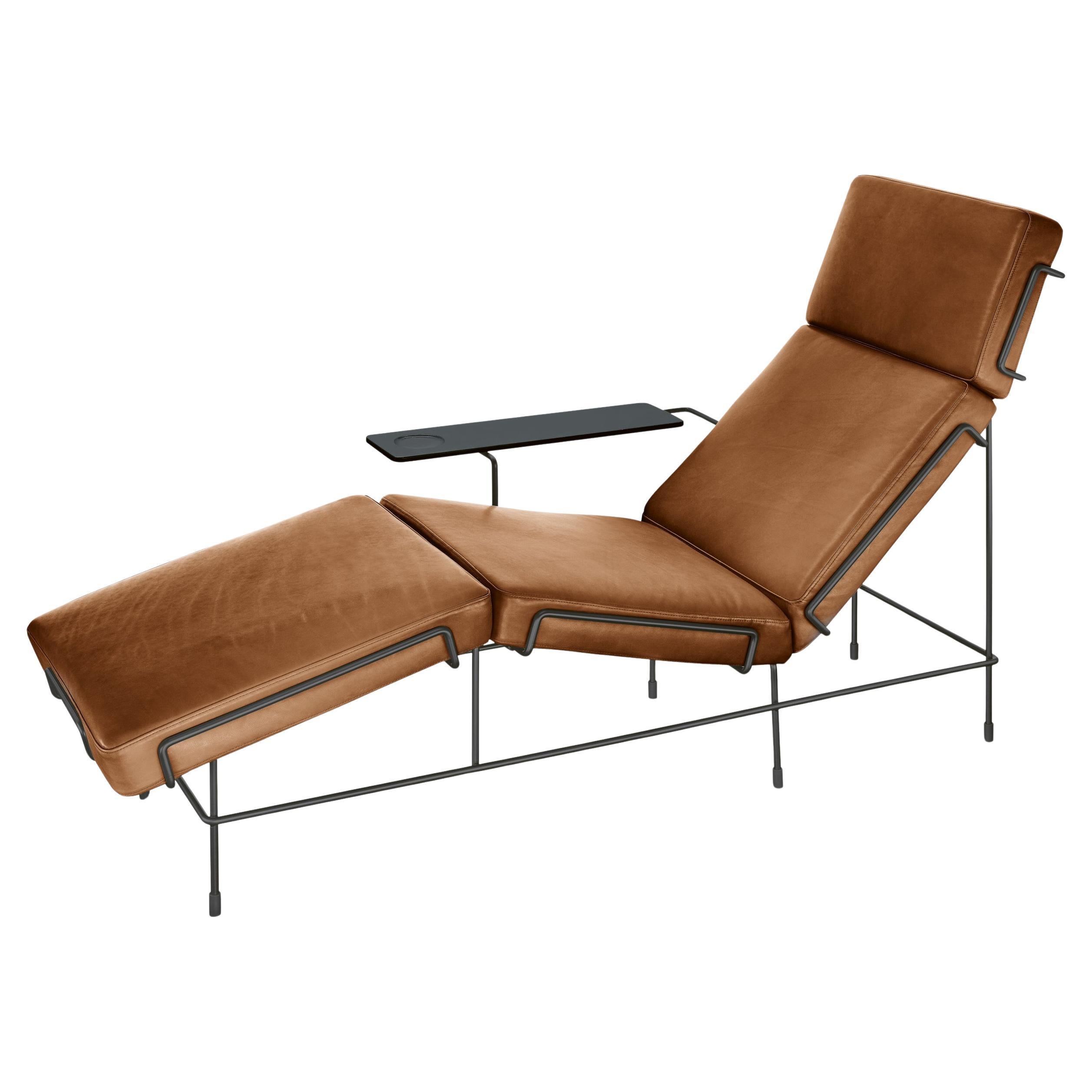 Chaiselongue Magis Traffic von Konstantin Grcic - Leder im Angebot
