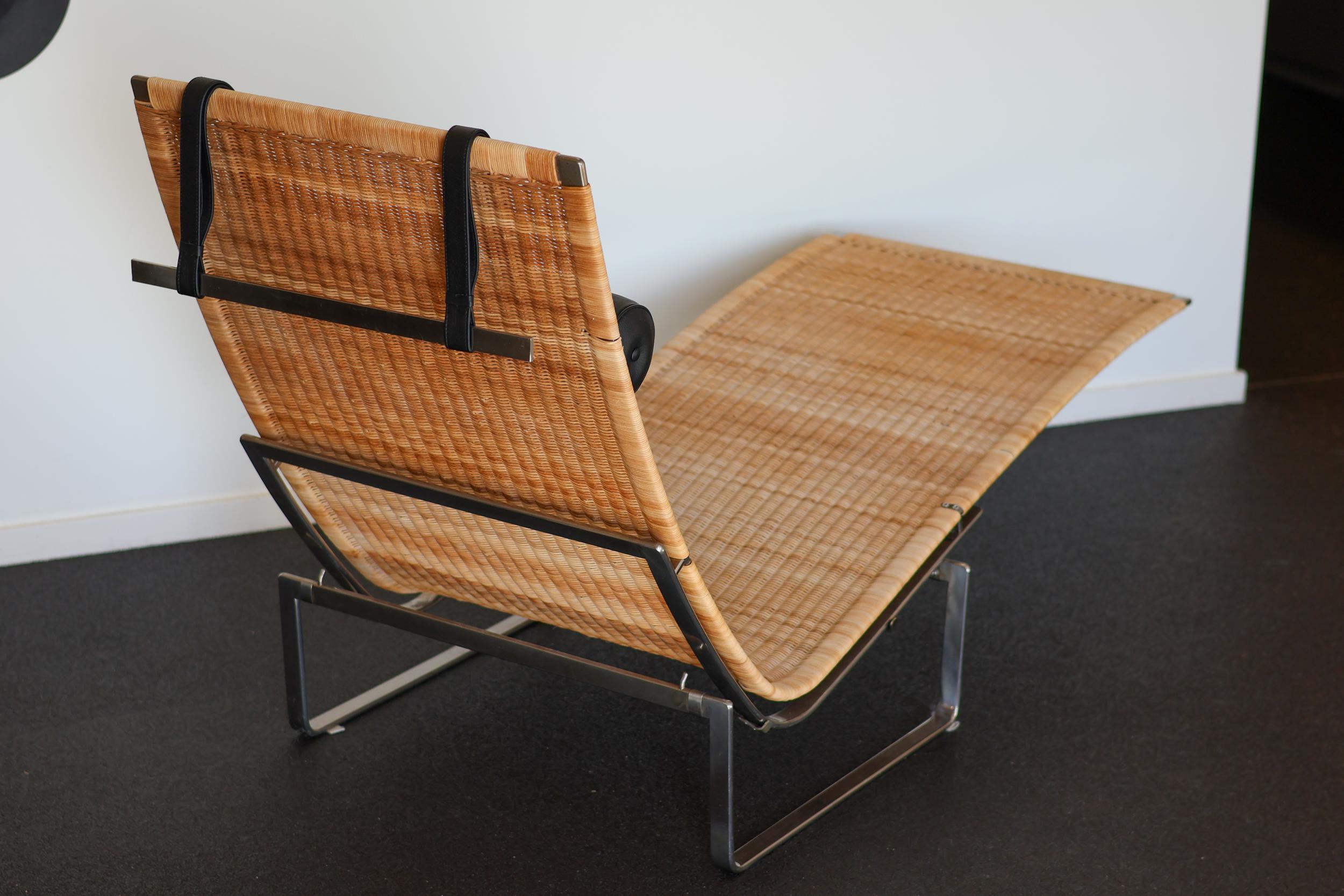 Chaise Lounge Model PK24 Designed by Poul Kjaerholm for E. Kold Christensen For Sale 2