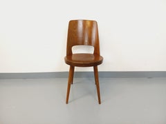 Chaise Mondor vintage de marque Boi en bois des années 60