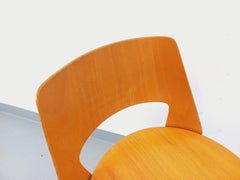 Chaise Mondor vintage de marque Boi en bois des années 60