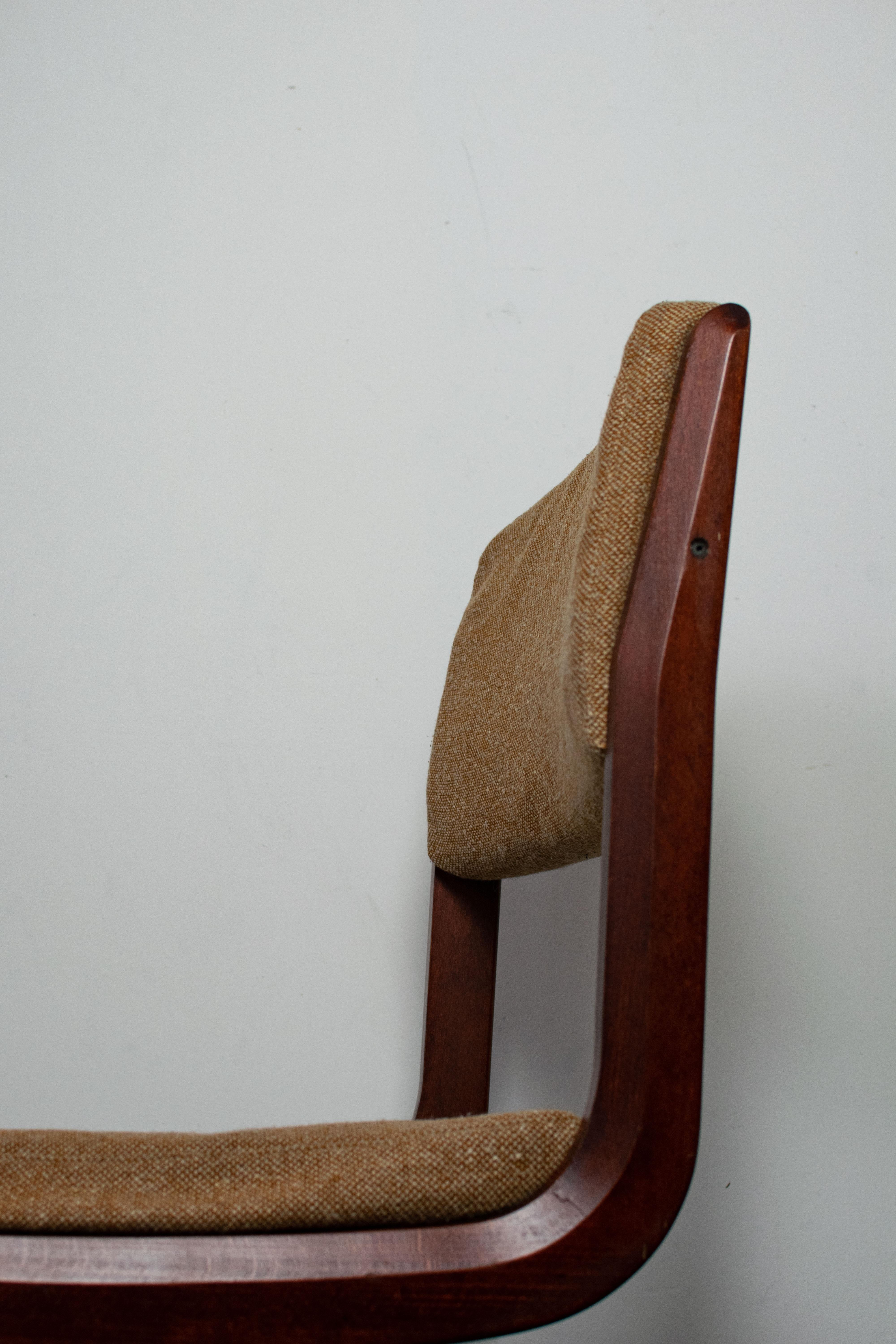Chaise pivotante en teck danoise mi-siècle, 1960 7