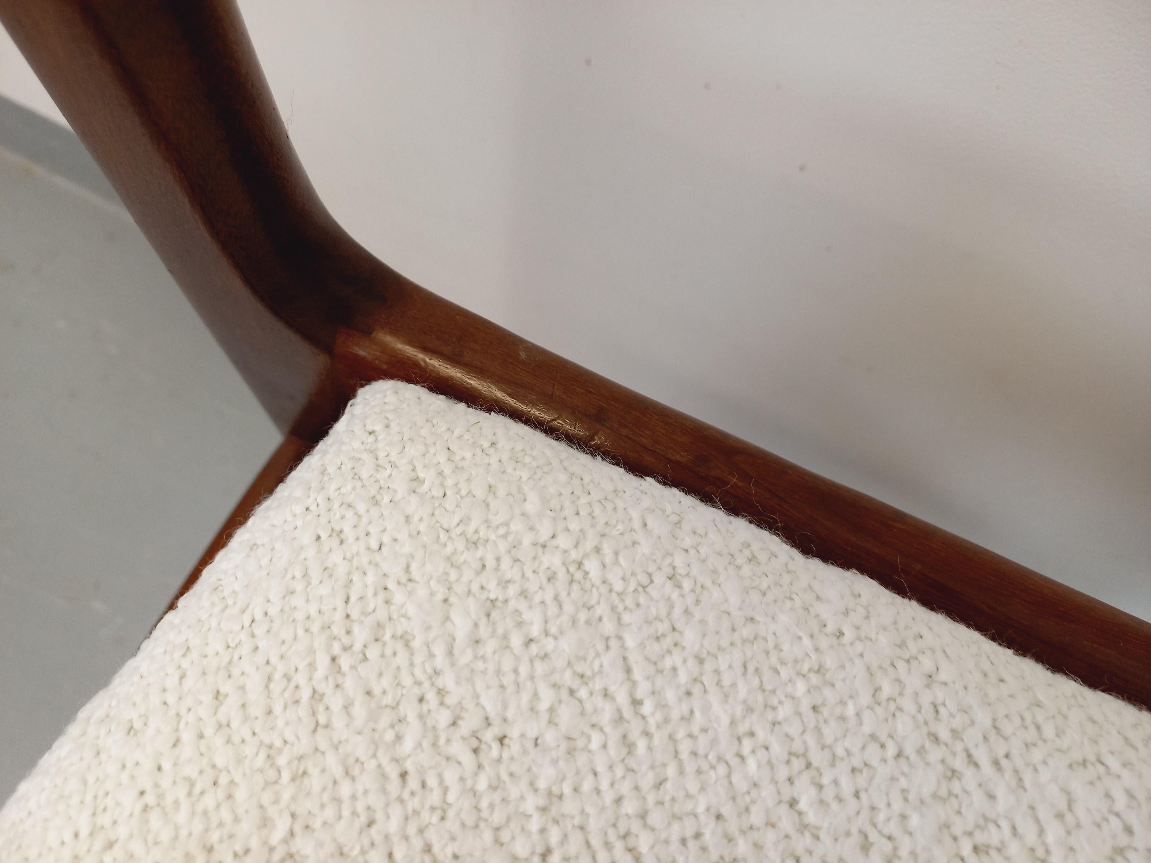 Scandinavian Chaise scandinave vintage en teck des années 60 For Sale