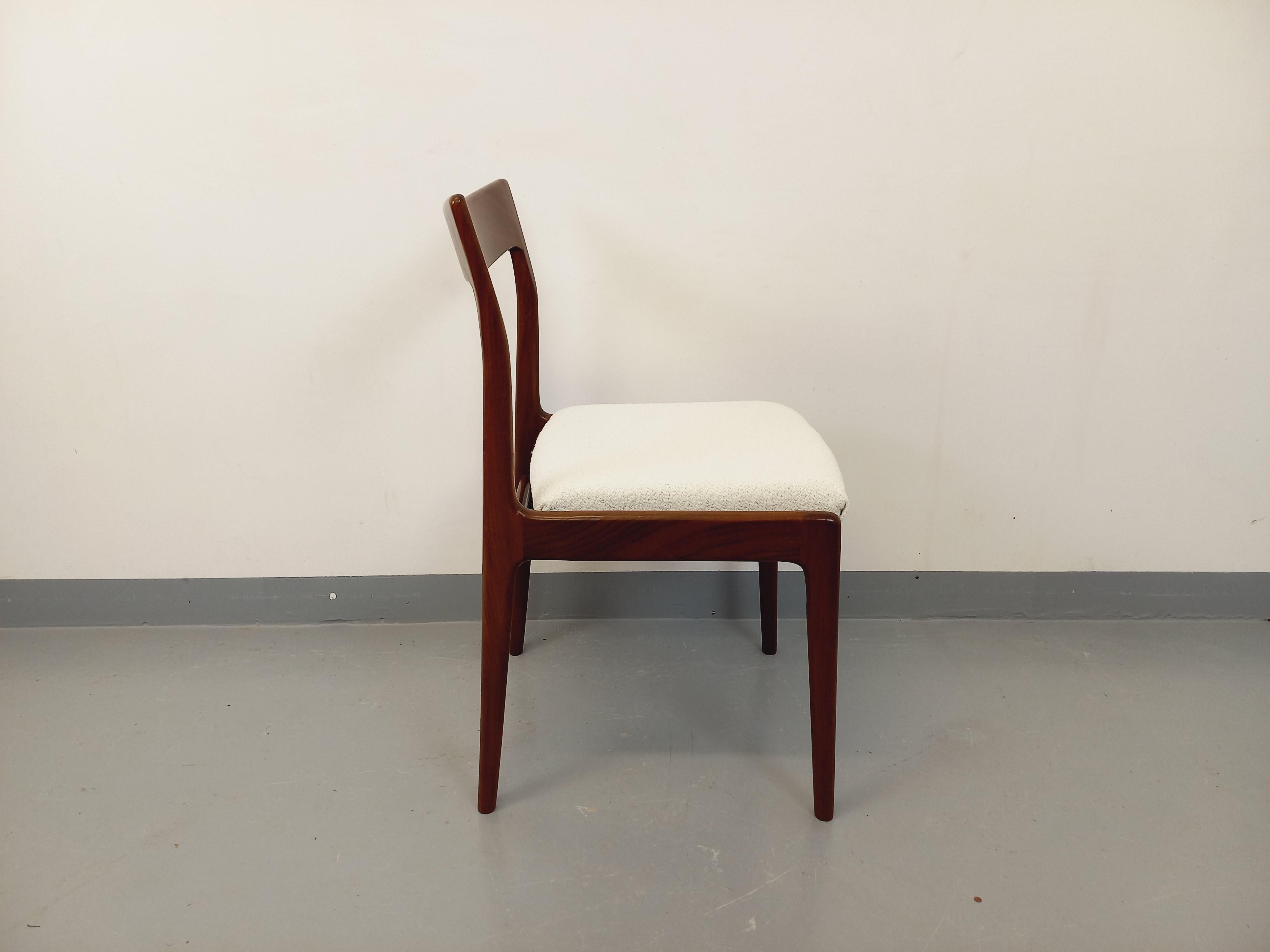 Teak Chaise scandinave vintage en teck des années 60 For Sale