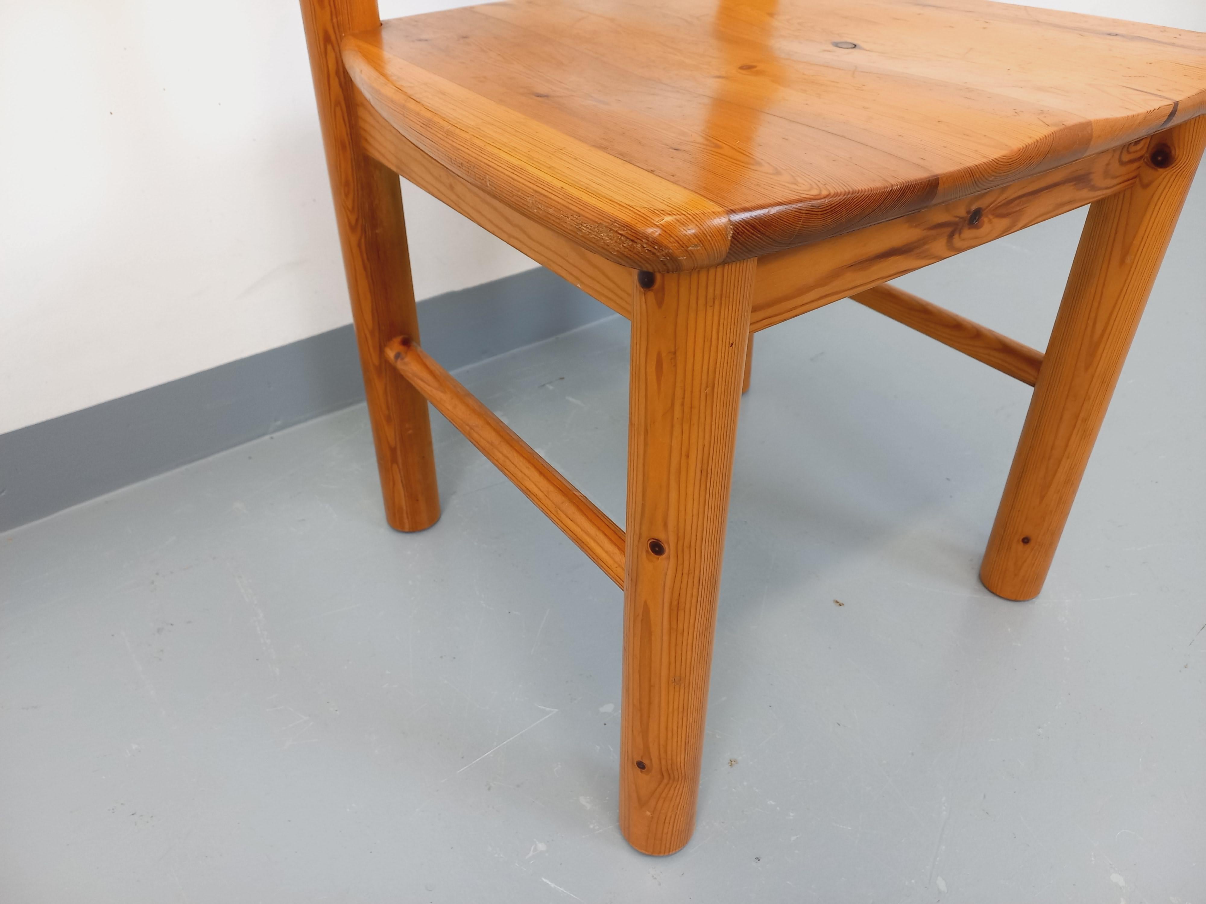 Chaise scandinave vintage Rainer Daumiller en pin des années 70 im Angebot 4