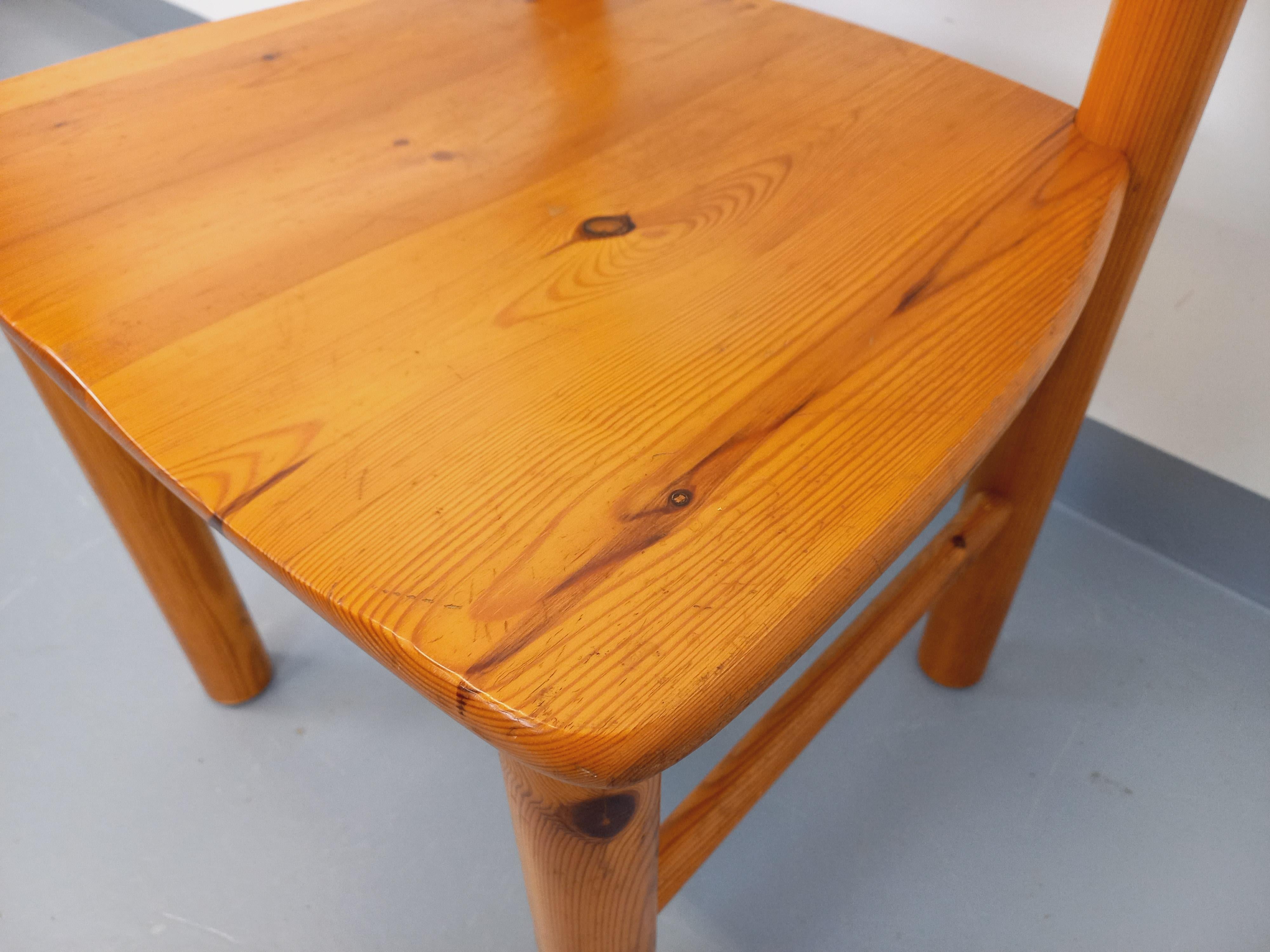 Chaise scandinave vintage Rainer Daumiller en pin des années 70 im Angebot 1