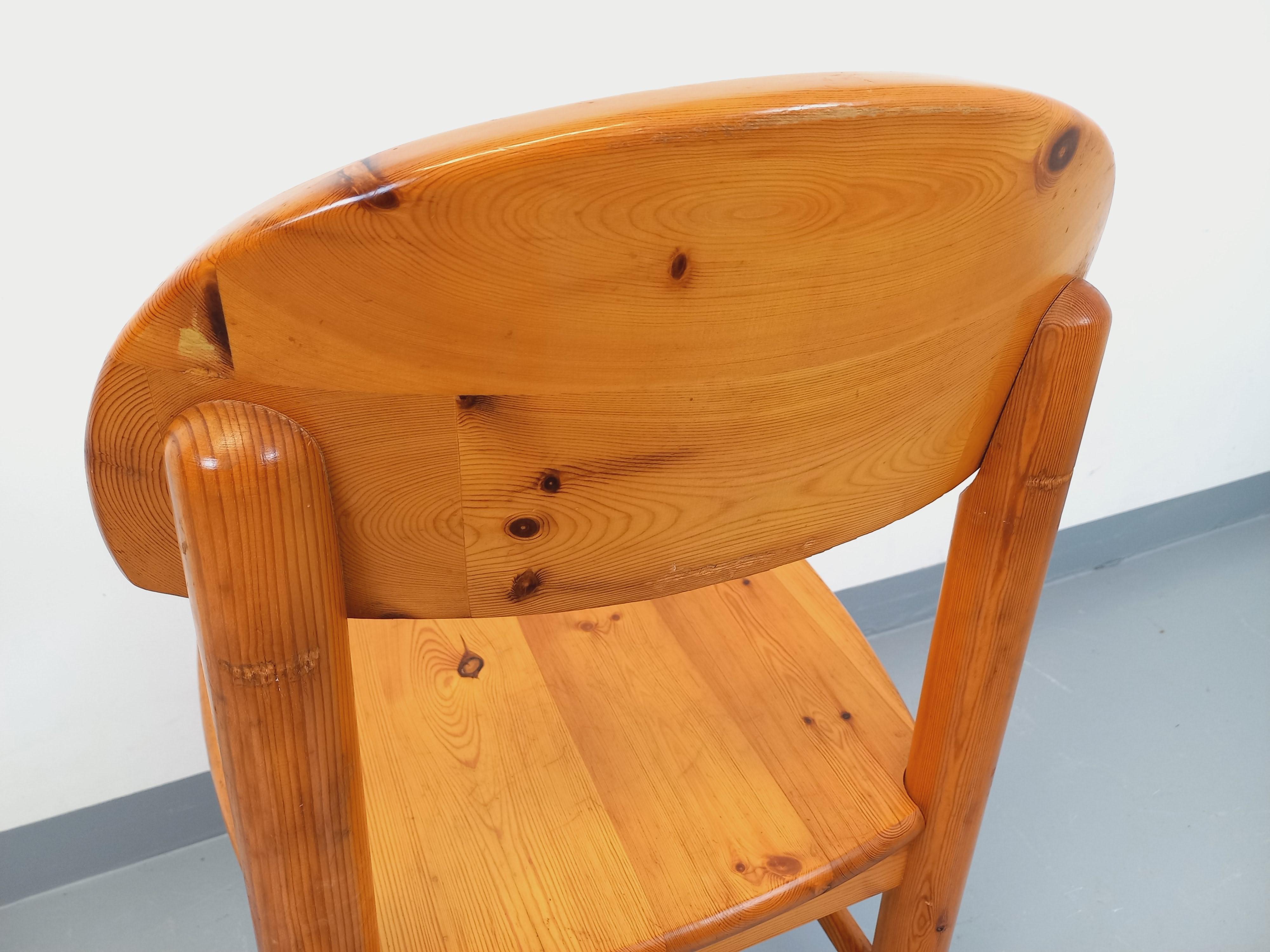 Chaise scandinave vintage Rainer Daumiller en pin des années 70 im Angebot 2