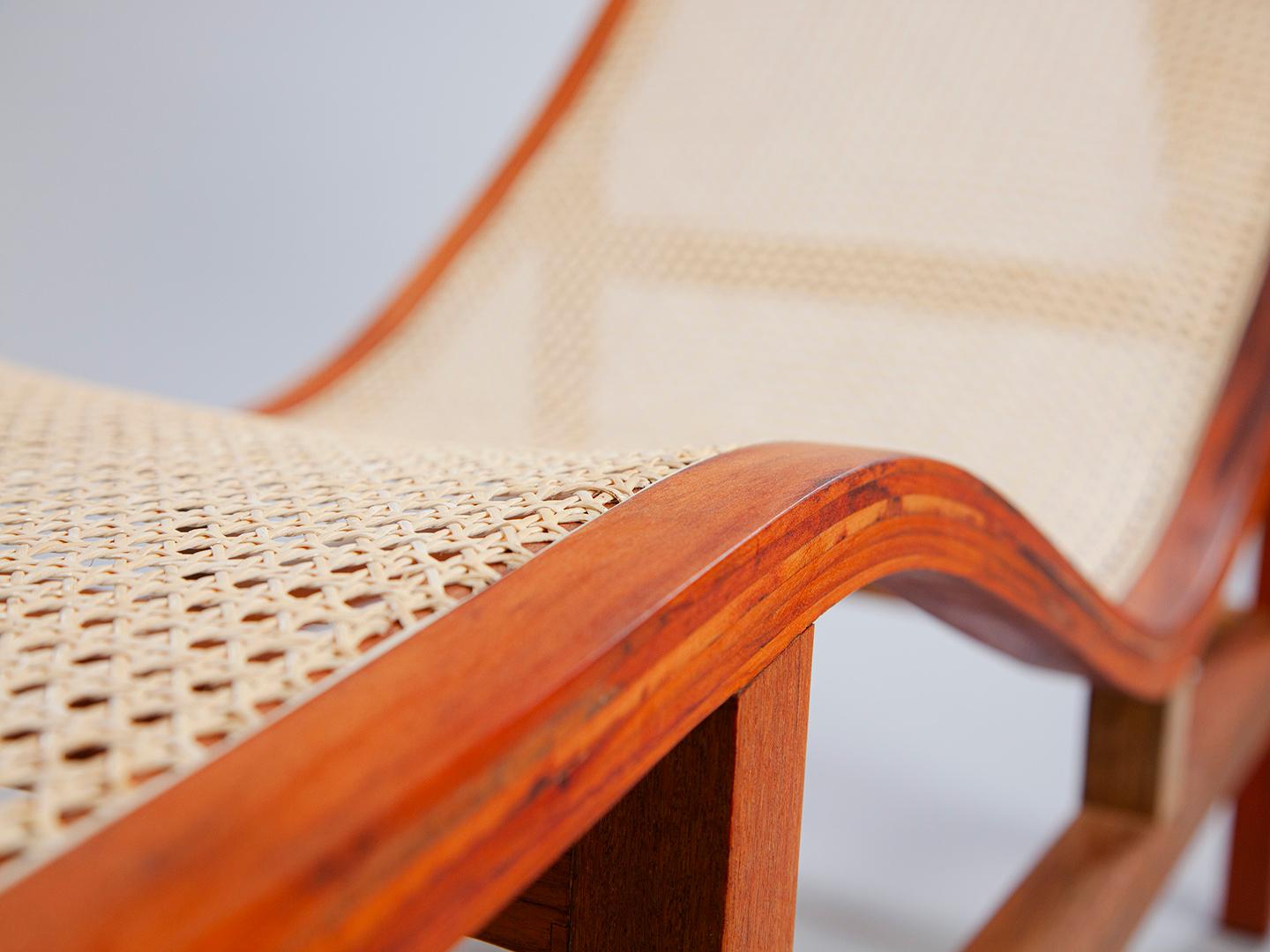 Chaise Sossego en bois massif brésilien et paille naturelle en vente 5