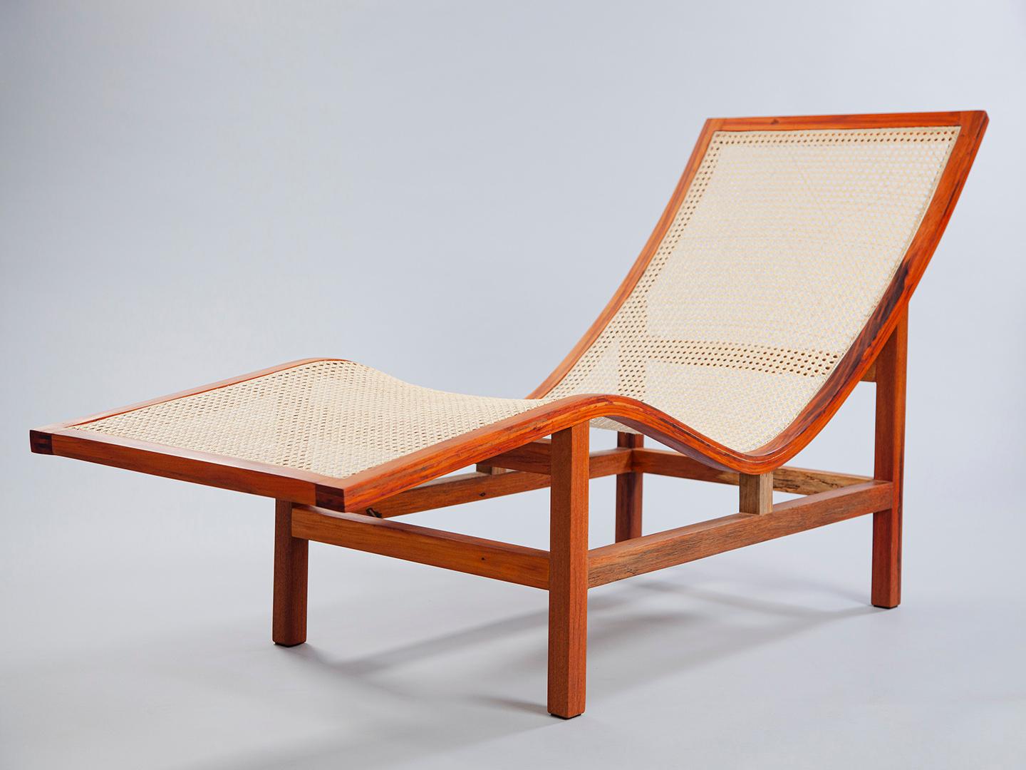 Chaise Sossego en bois massif brésilien et paille naturelle en vente 7