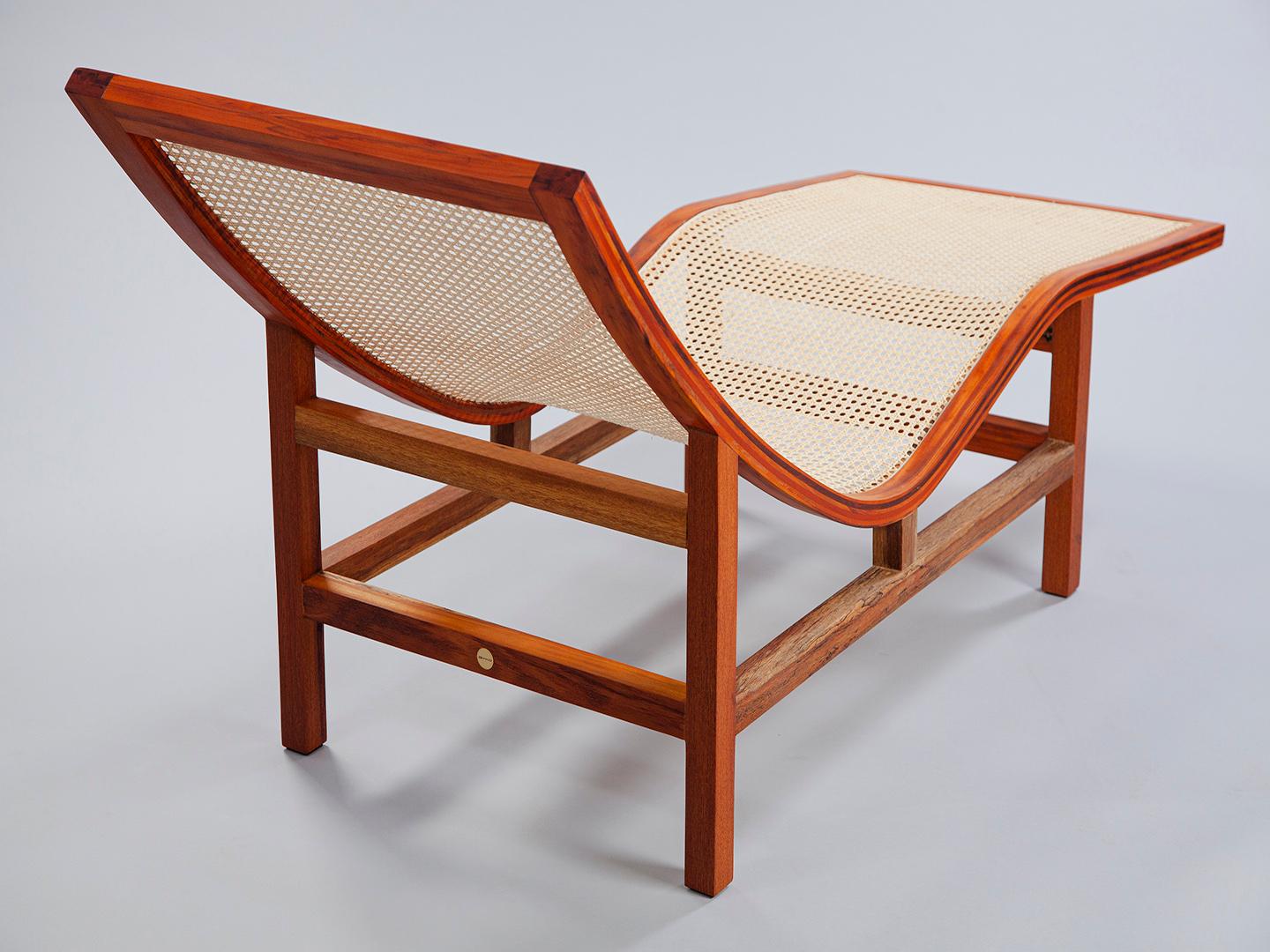 Chaise Sossego en bois massif brésilien et paille naturelle en vente 10