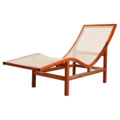 Chaise Sossego in solid Brazilian wood and natural straw