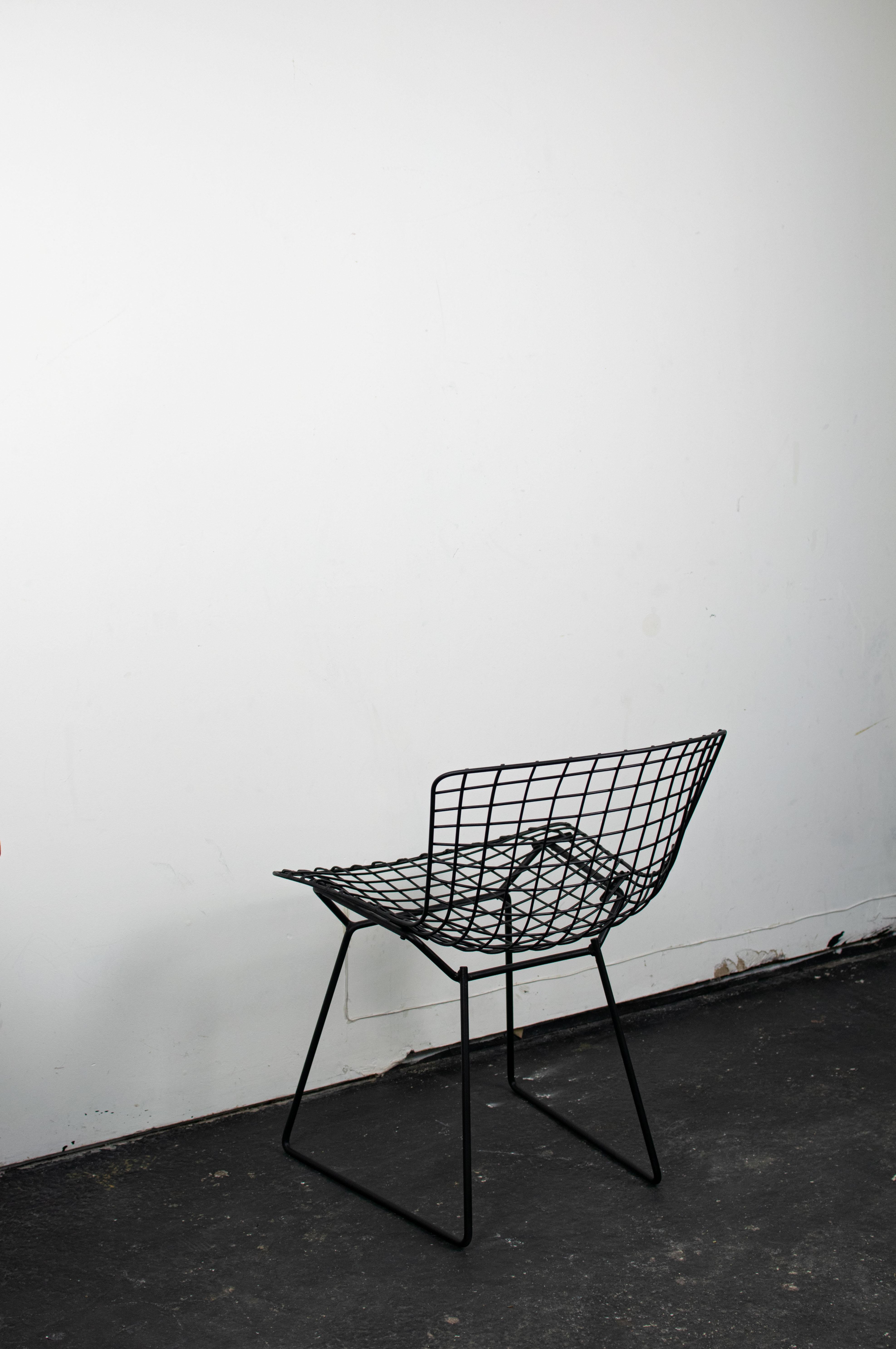 Mid-Century Modern Chaise Wire Par Harry Bertoia Pour Knoll For Sale
