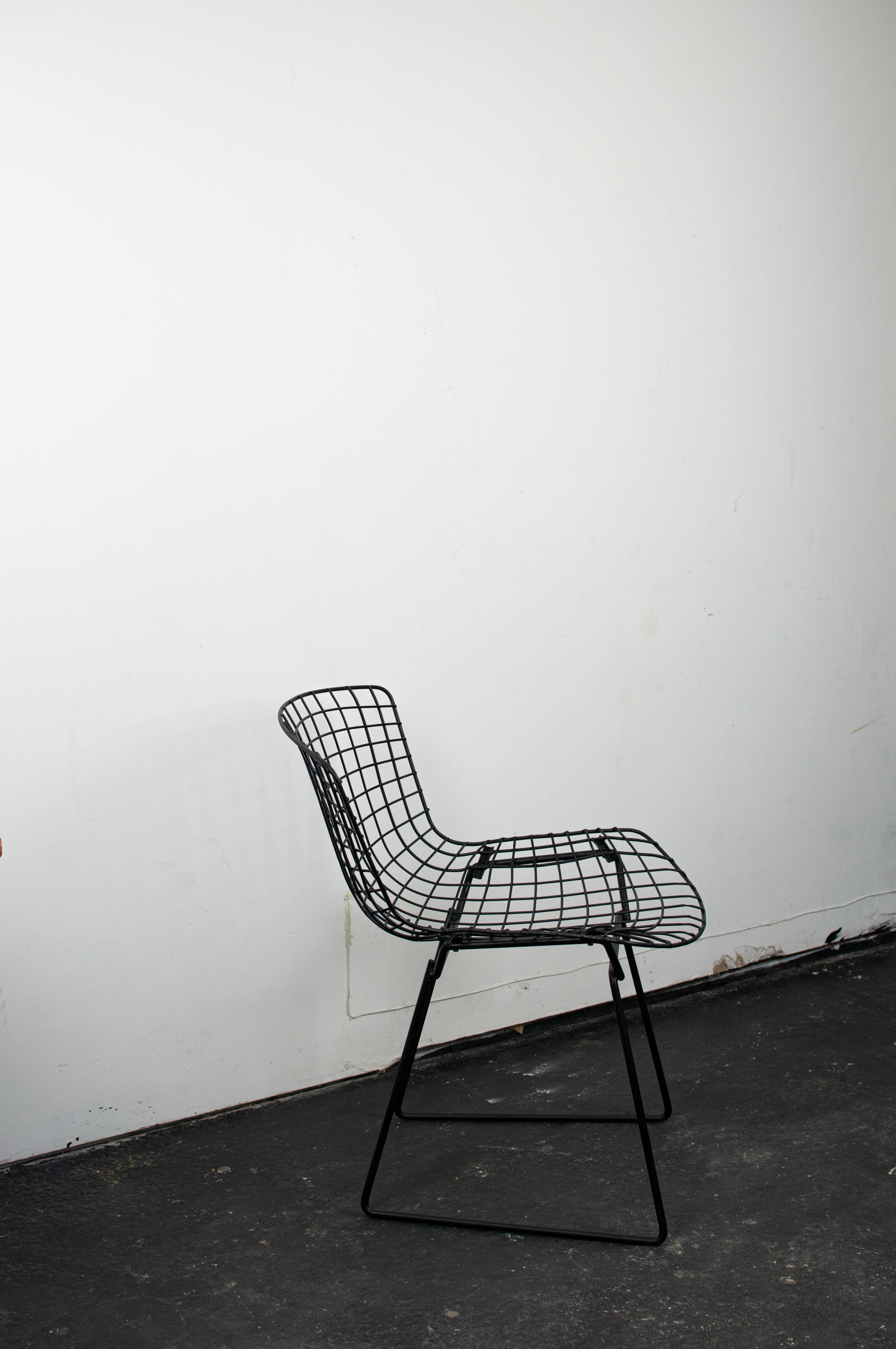 Chaise Wire Par Harry Bertoia Pour Knoll In Excellent Condition For Sale In Busserolles, FR