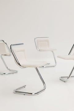 Italienische Liegestühle aus den 70er Jahren in S-Form