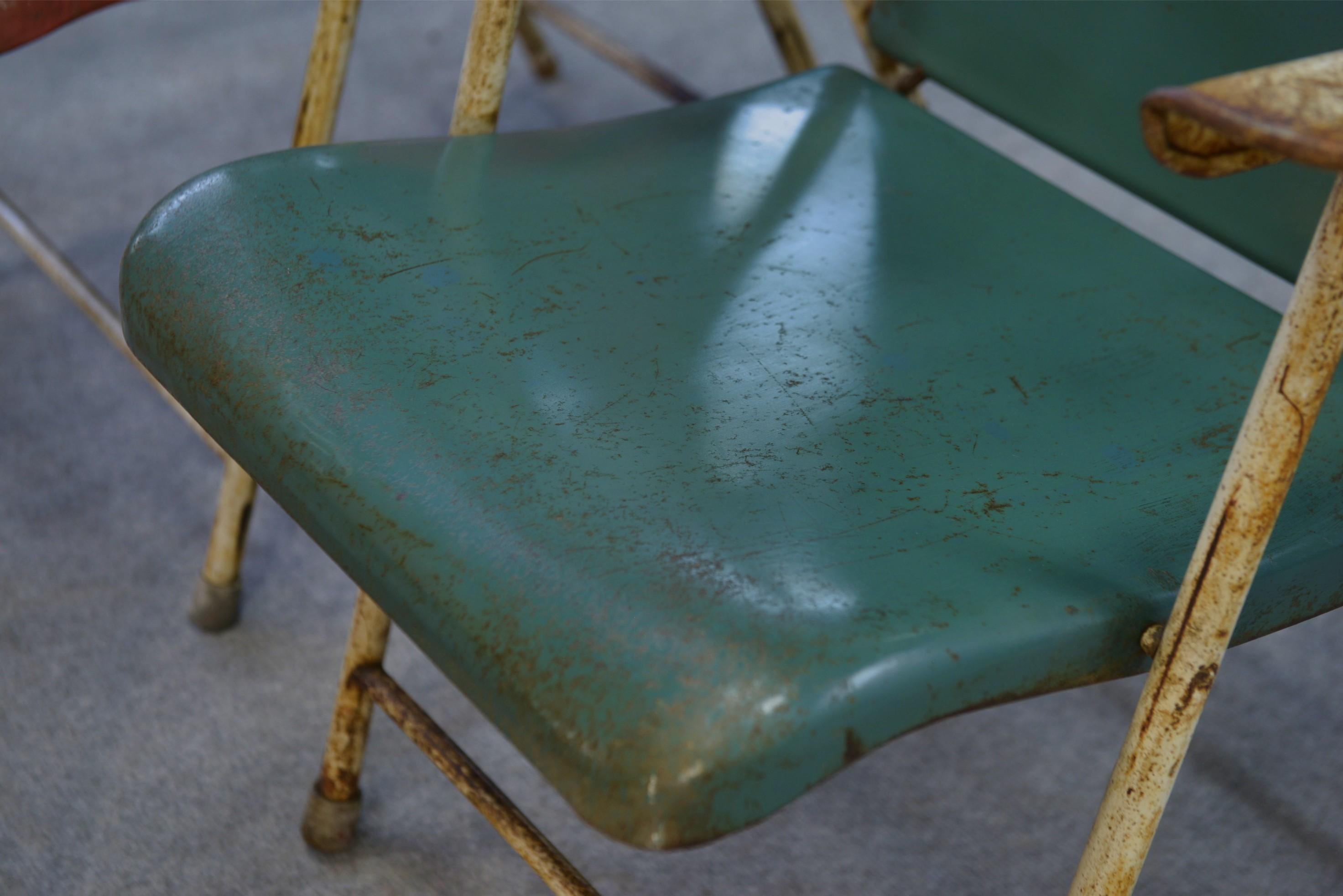 Chaises pliantes par Russel Wright pour Samsonite Chairs Anni '60 in vendita 5
