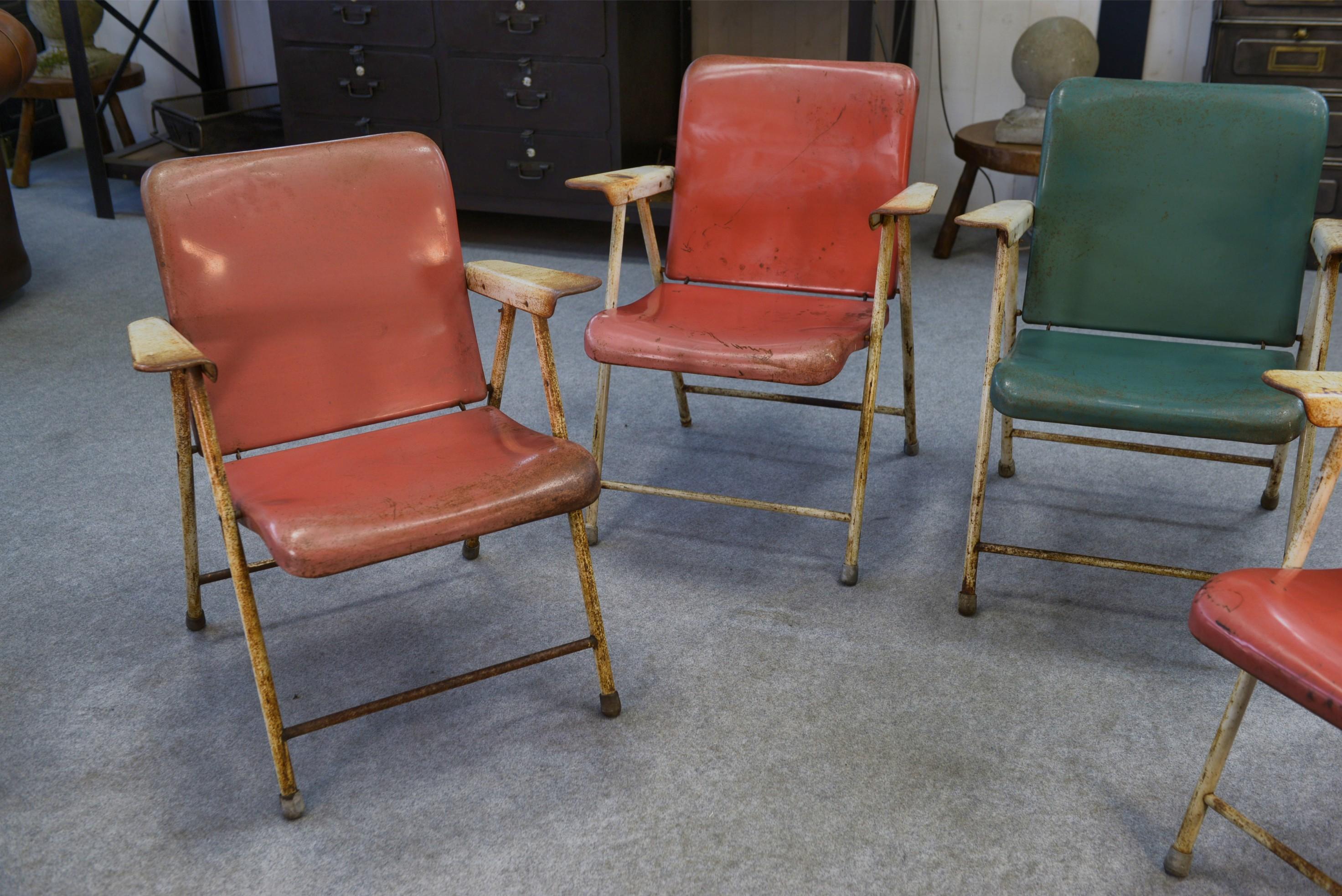Chaises pliantes par Russel Wright pour Samsonite Chairs Anni '60 in vendita 6