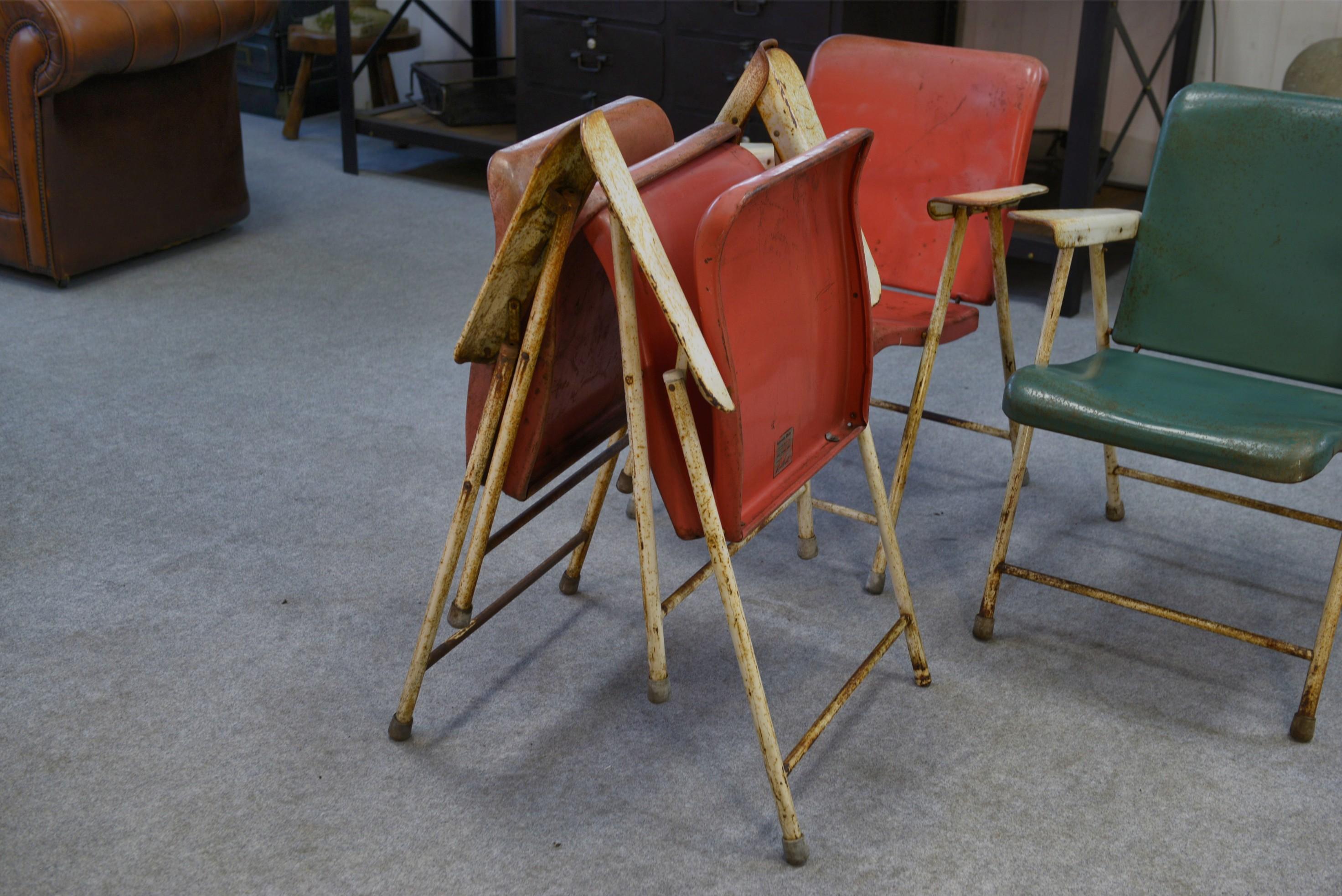 Chaises pliantes par Russel Wright pour Samsonite Chairs Anni '60 in vendita 10