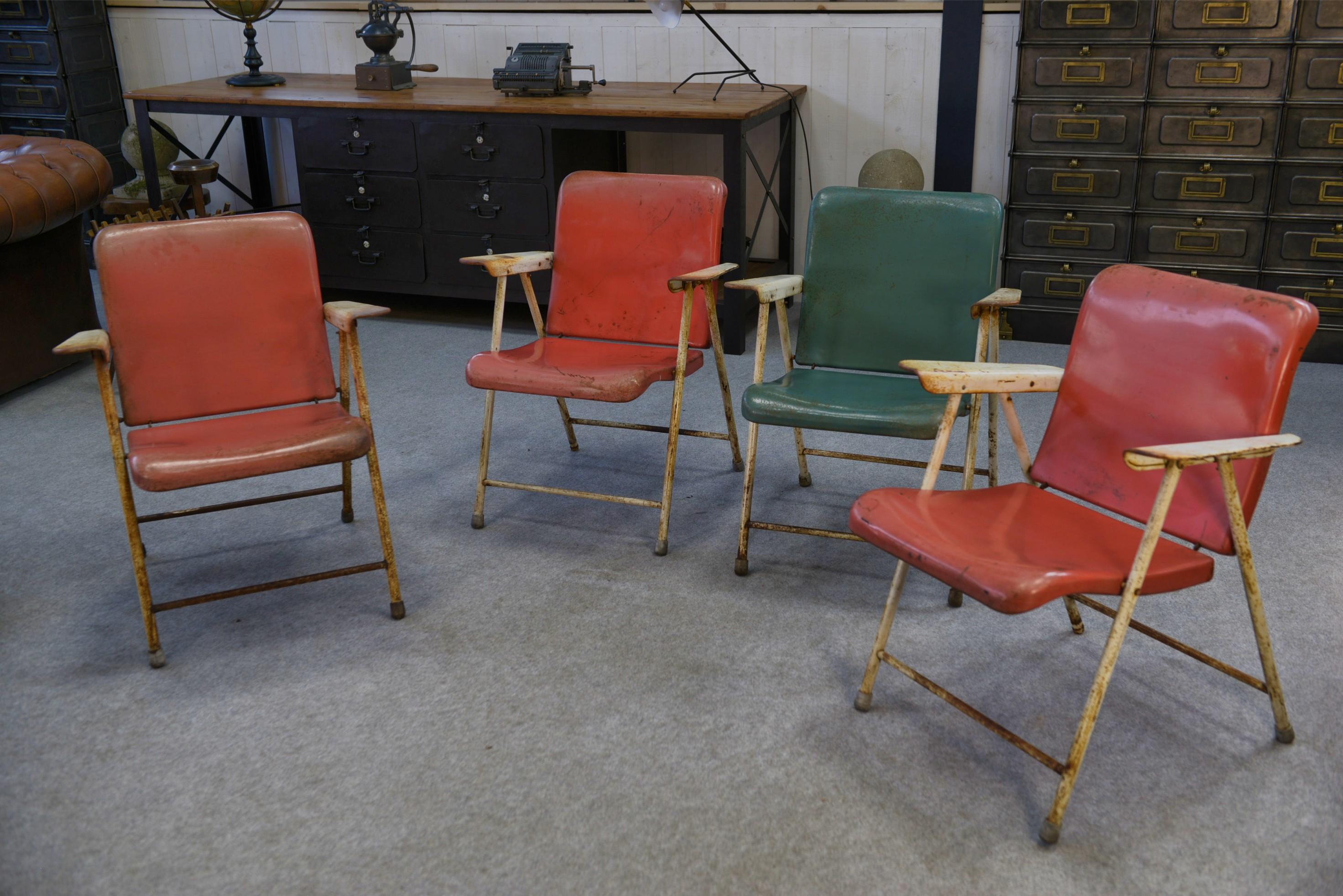 Chaises pliantes par Russel Wright pour Samsonite Chairs Anni '60 In condizioni buone in vendita a TOURCOING, FR