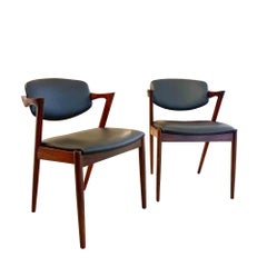 4 chaises vintage modèle 42 de 1956 par Kai Kristiansen