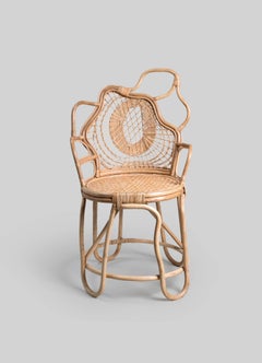Chakra Natural Chair Small in Cane, Viya by Vikram Goyal