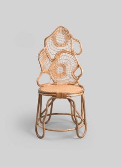Chakra Natural Chair Hoch in Rohr, Viya von Vikram Goyal