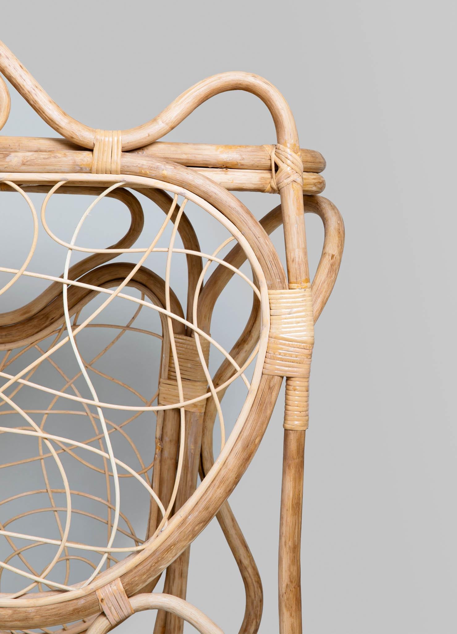 Contemporary Chakra Console Table in Cane, Viya by Vikram Goyal For Sale