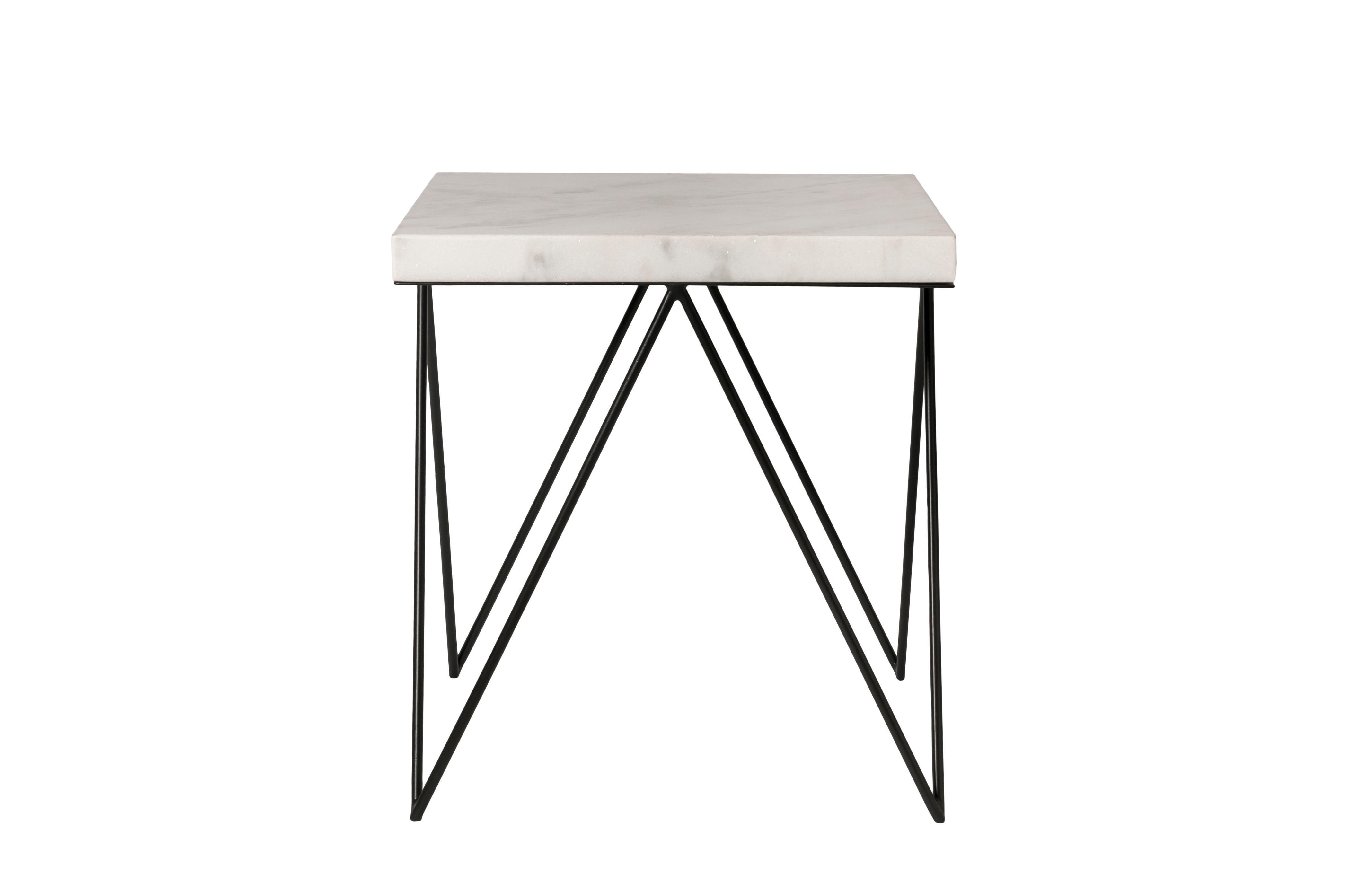 Chakra table by Roberta Rampazzo
Current Production
Dimensions: W 50 x D 50 x H 55 cm
Materials: Piguês white marble
Also available: Nero Marquina, Piguês white

Designed with simple but strong lines, the table Chakra represents our constant
