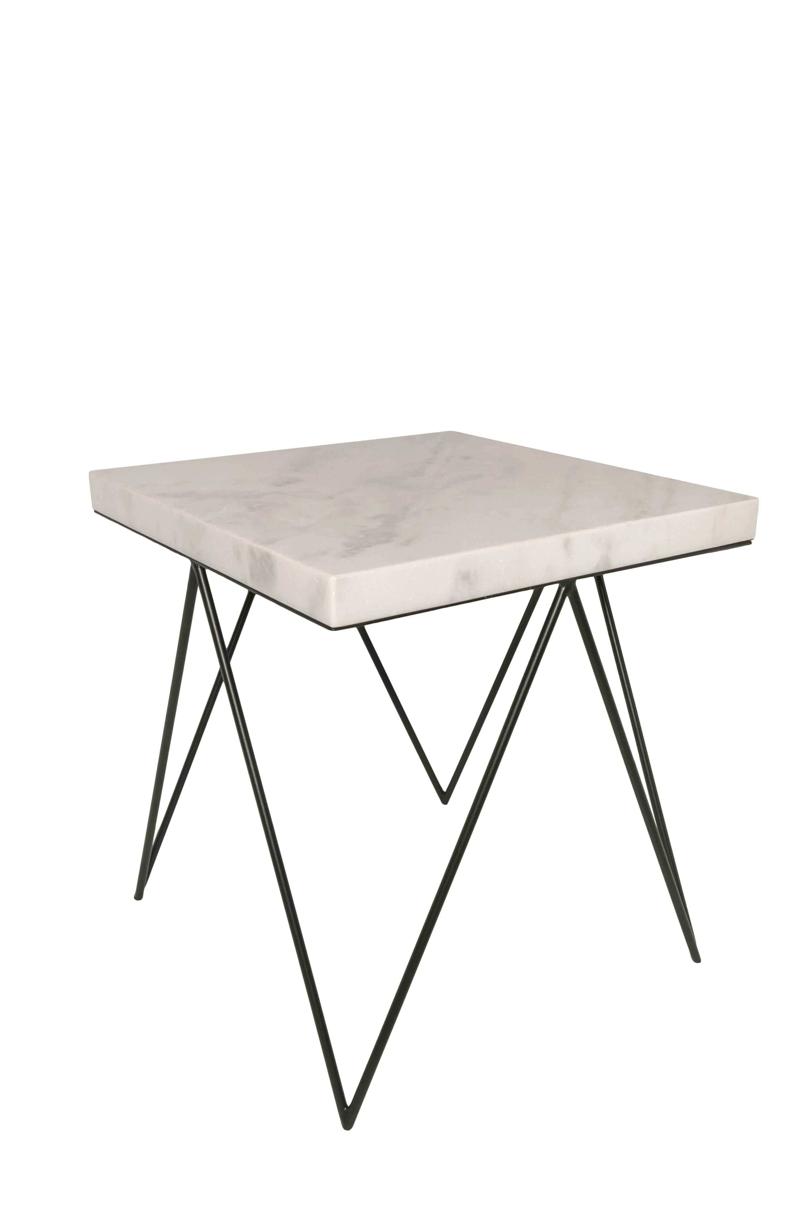 Chakra table by Roberta Rampazzo
Current Production
Dimensions: W 50 x D 50 x H 55 cm
Materials: Piguês White Marble
Also Available: Nero Marquina, Piguês White,

Designed with simple but strong lines, the table Chakra represents our constant