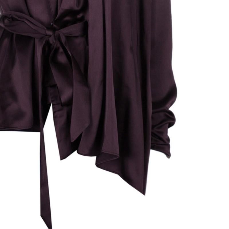 Black Chalayan Amaranth Robe Top S
