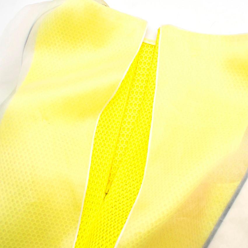 Women's Chalayan Pop Lemon Double Layer Mini Frame Dress Size IT 42