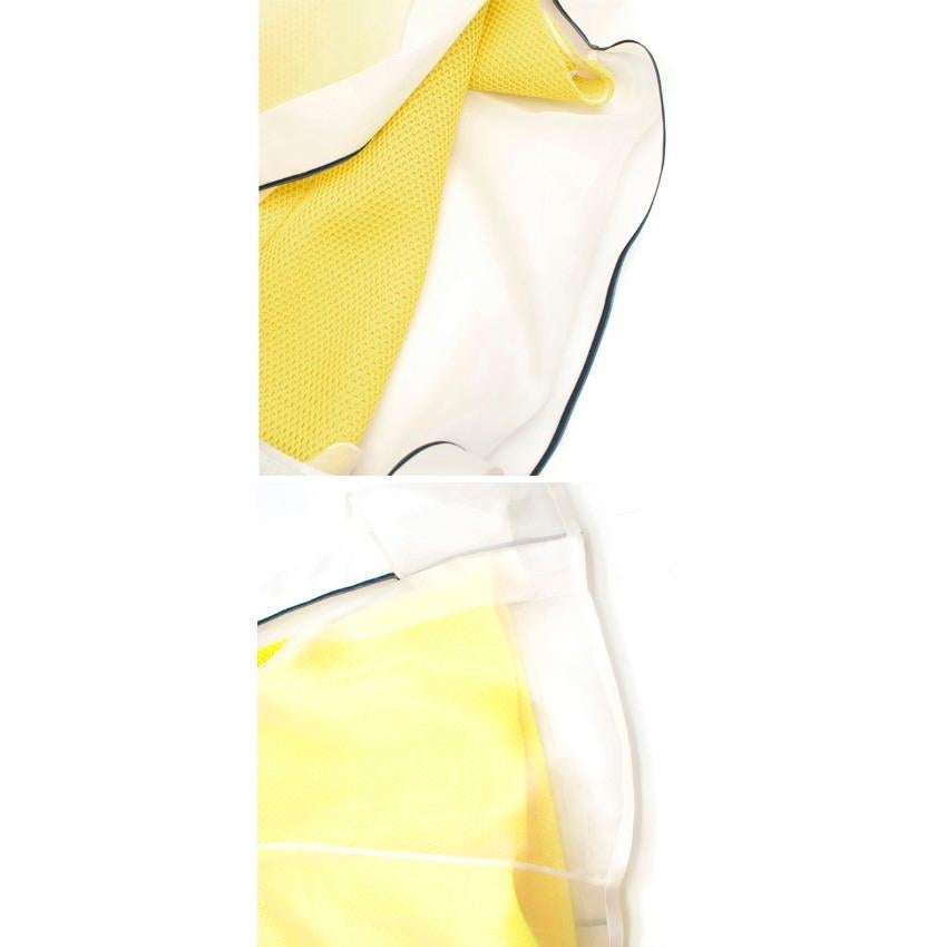 Chalayan Pop Lemon Double Layer Mini Frame Dress Size IT 42 3