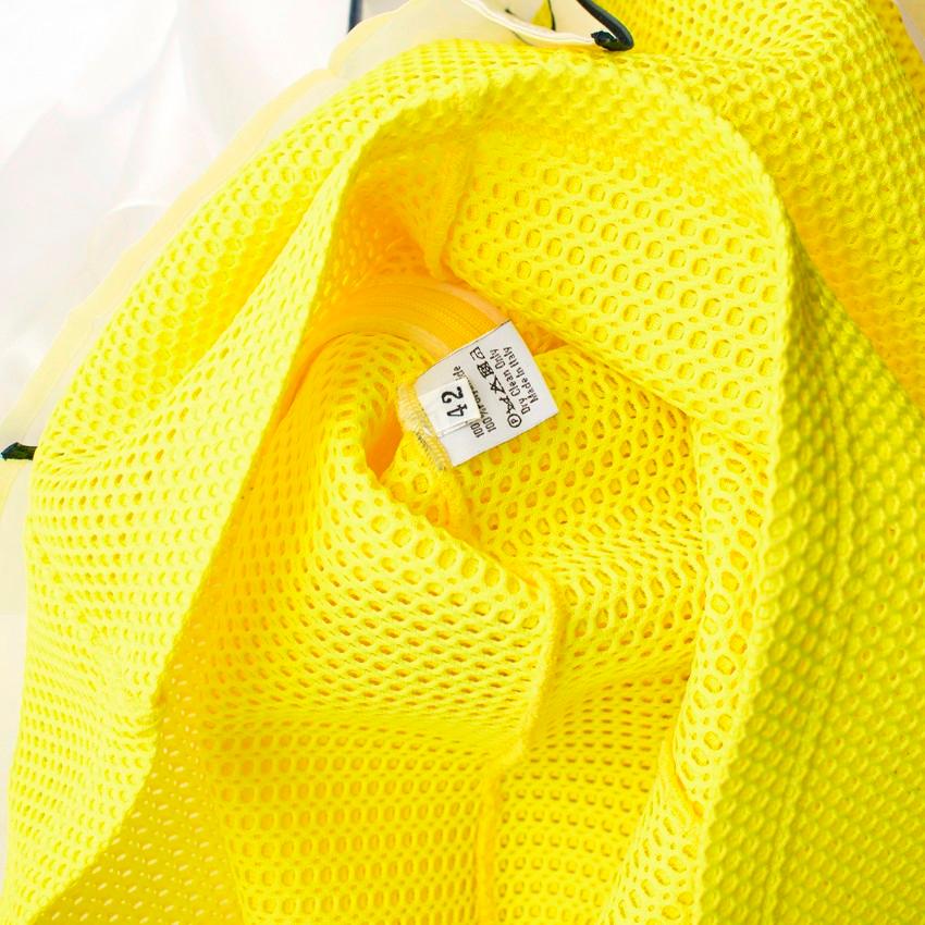 Chalayan Pop Lemon Double Layer Mini Frame Dress Size IT 42 4