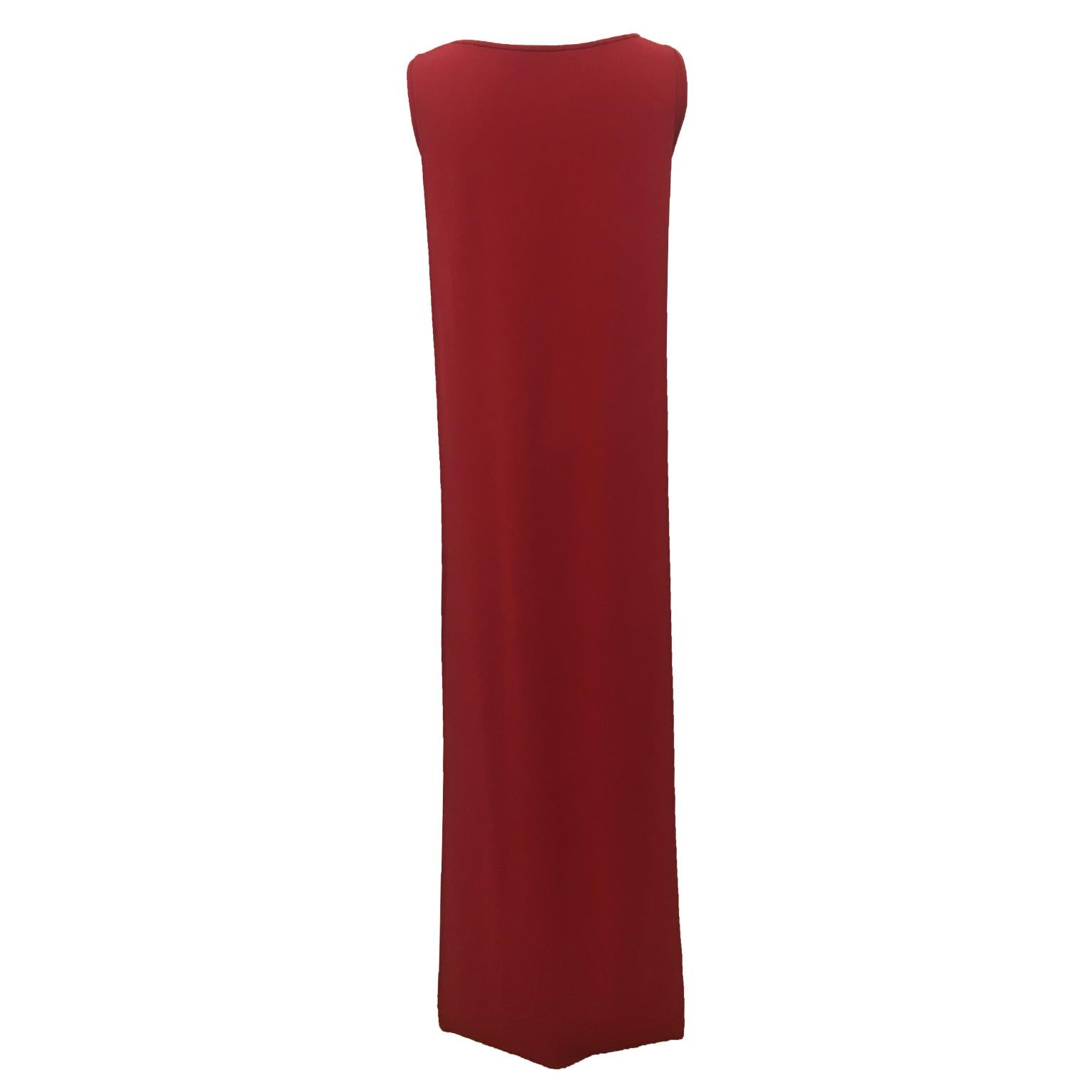 Chalayan Red Dress Show Runway Piece Panoramic AW 1998 In Good Condition For Sale In Berlin, DE