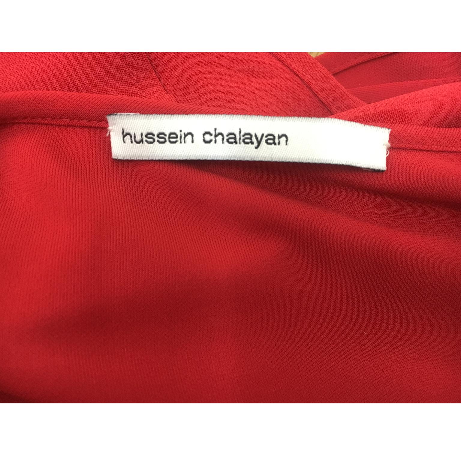 Women's or Men's Chalayan Red Dress Show Runway Piece Panoramic AW 1998 For Sale