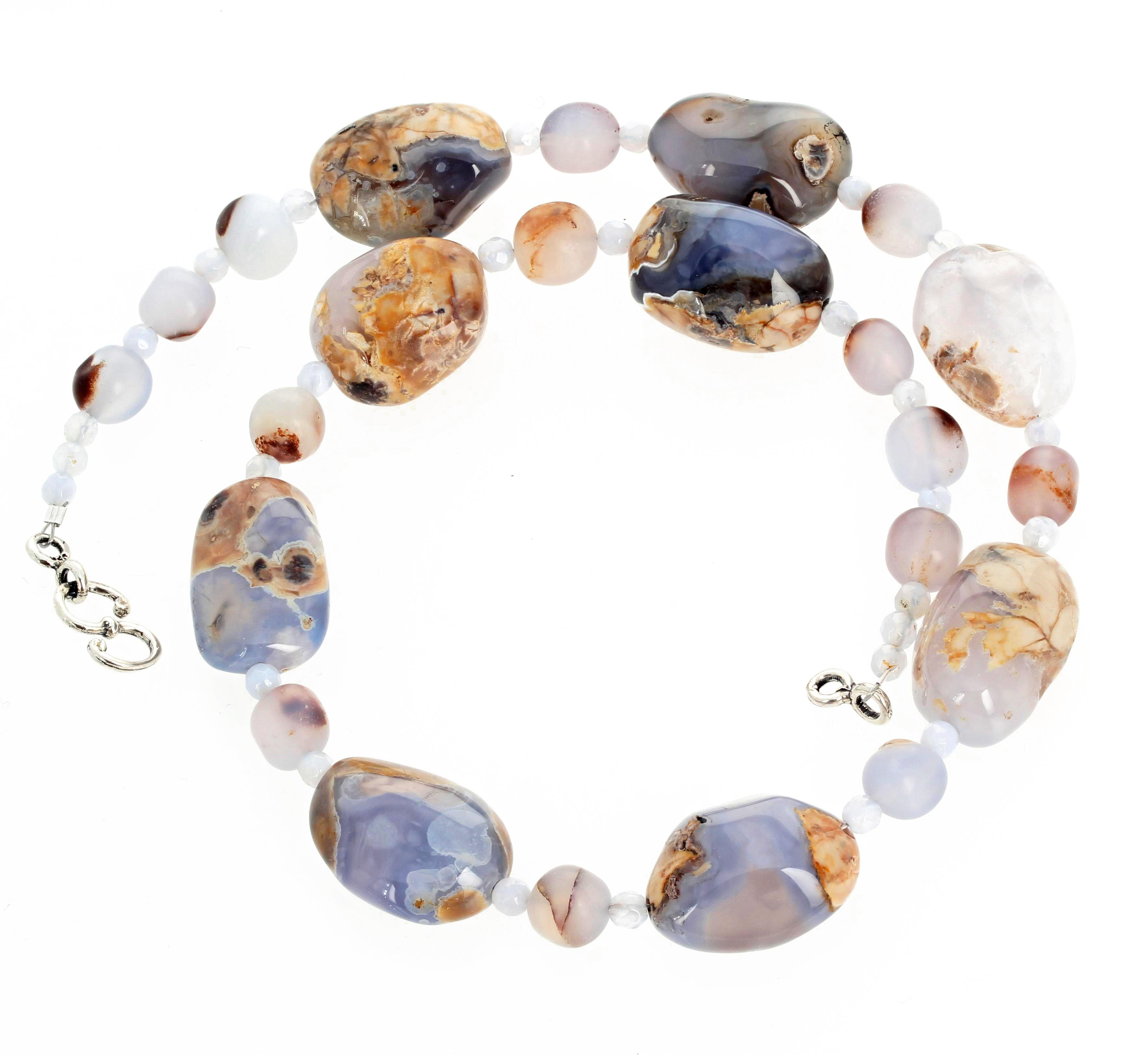 Chalcedony, Chalcedony and Chalcedony Necklace 2