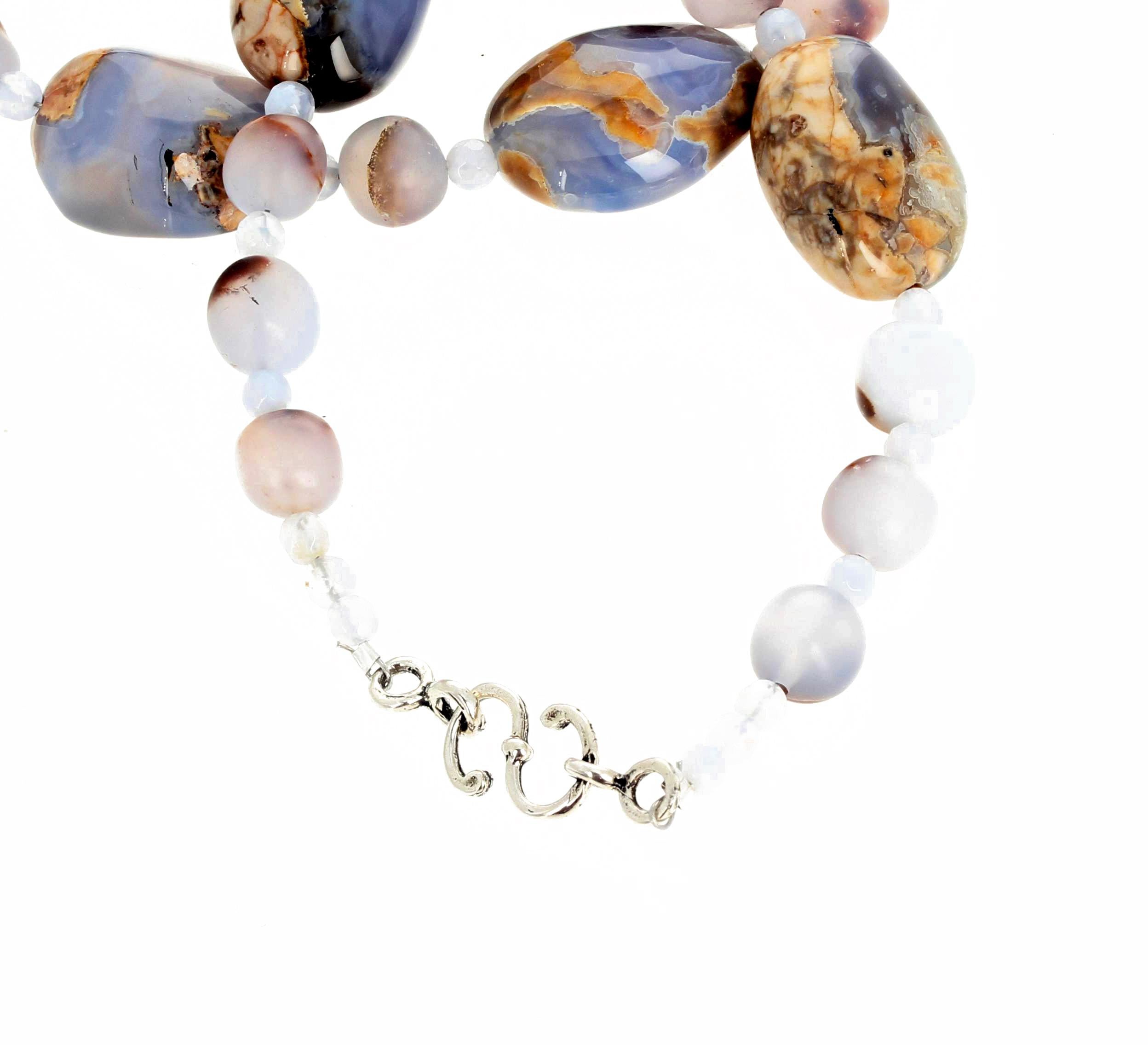 Chalcedony, Chalcedony and Chalcedony Necklace 3