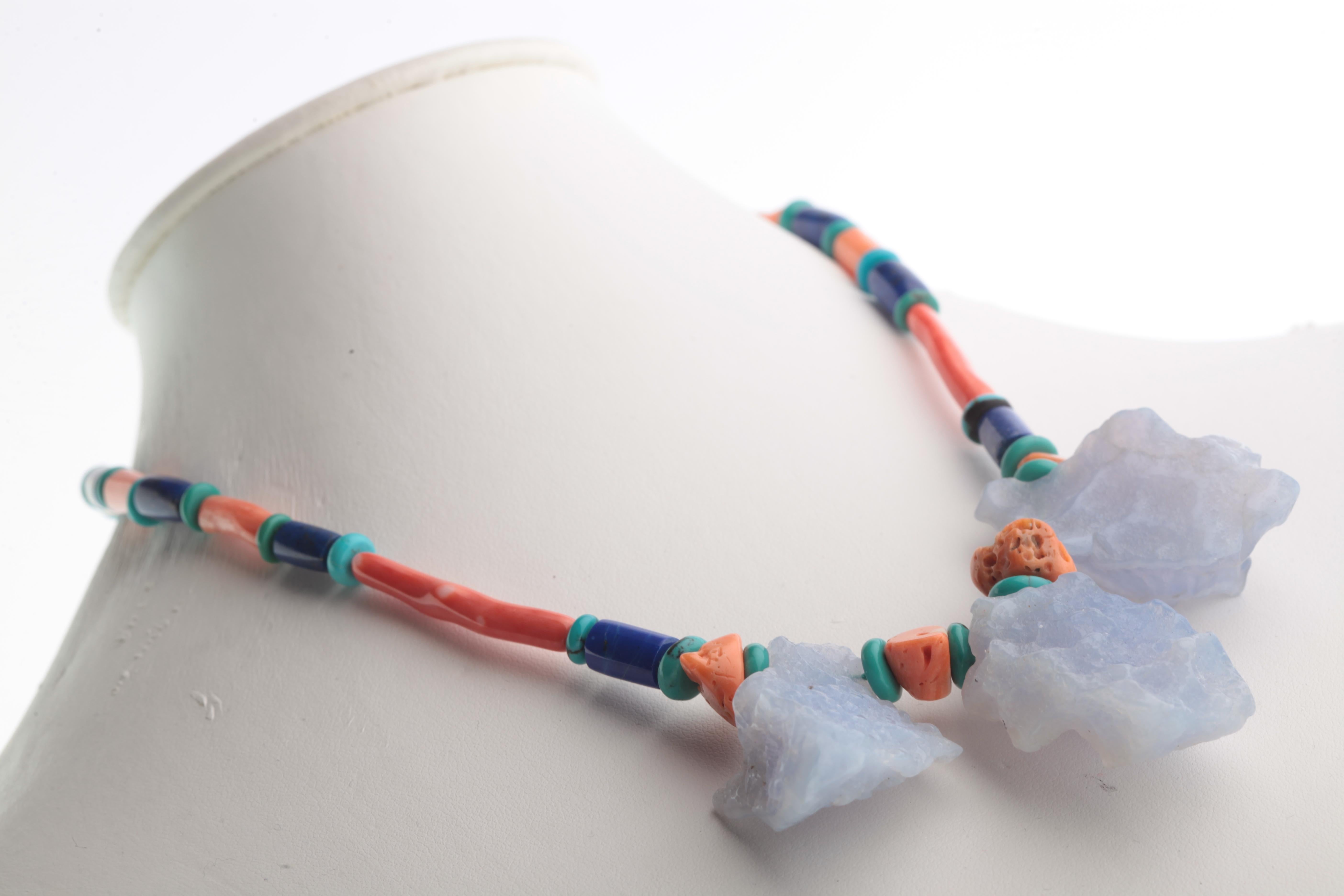 summer beaded necklace