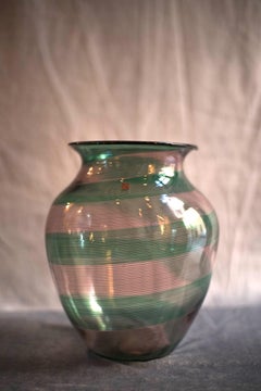 Chalcedony Glass Vase by Barovier & Toso, Italy, 1980s