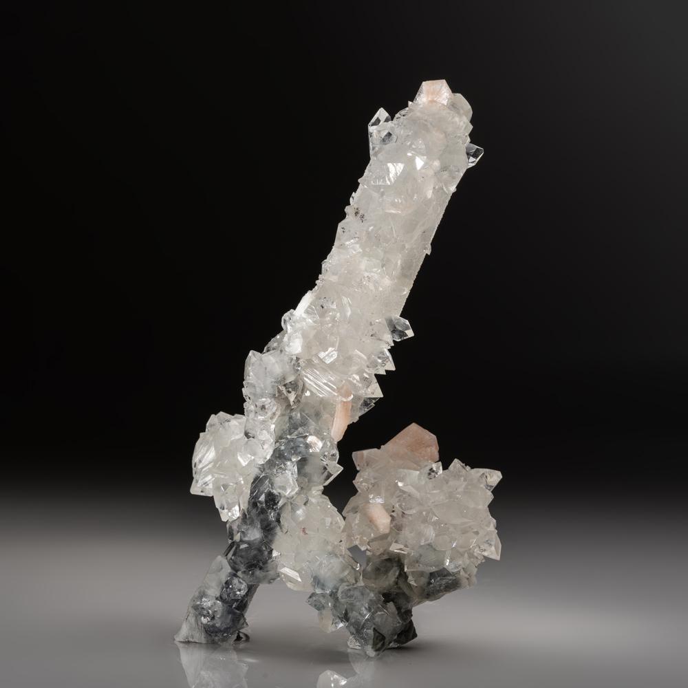 Chalcedony Stalactites with Apophyllytes from Nasik District, Maharashtra, India For Sale 1