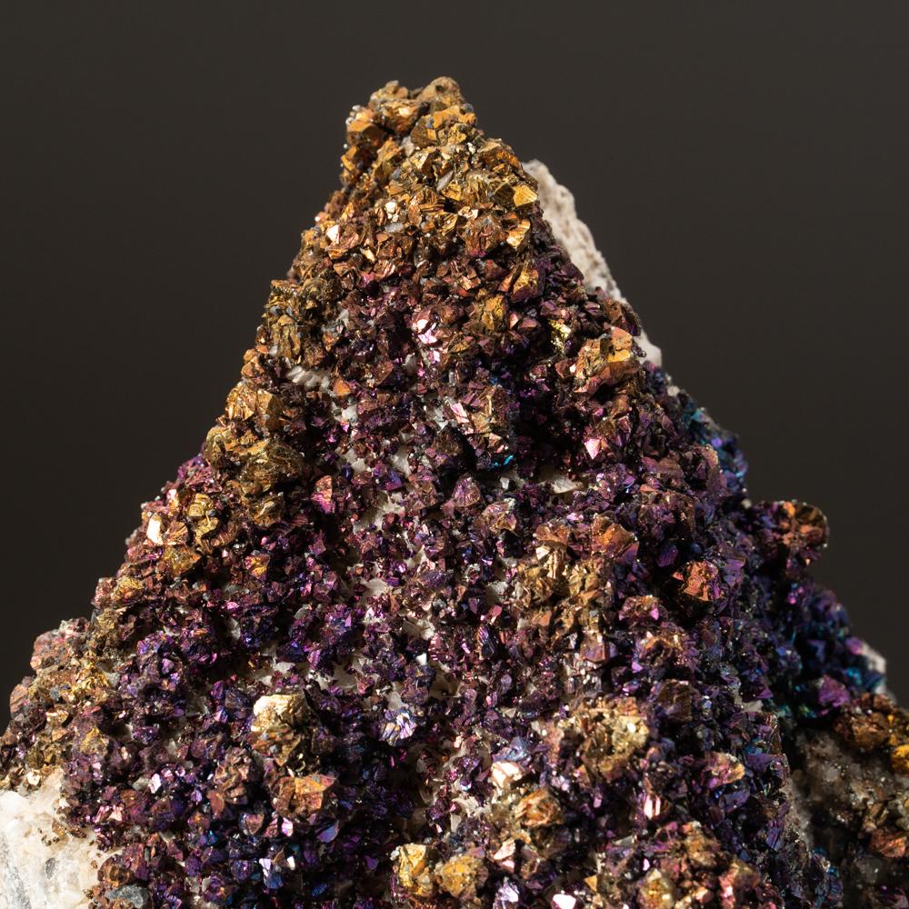 Contemporary Chalcopyrite Crystal from Sweetwater Mine, Viburnum Trend, Missouri For Sale