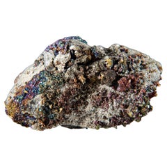Chalcopyrit auf Quarz aus der Flambeau-Mine, Rusk County, Wisconsin, USA
