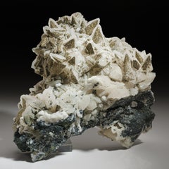 Chalcopyrite over Calcite from Hubei, China